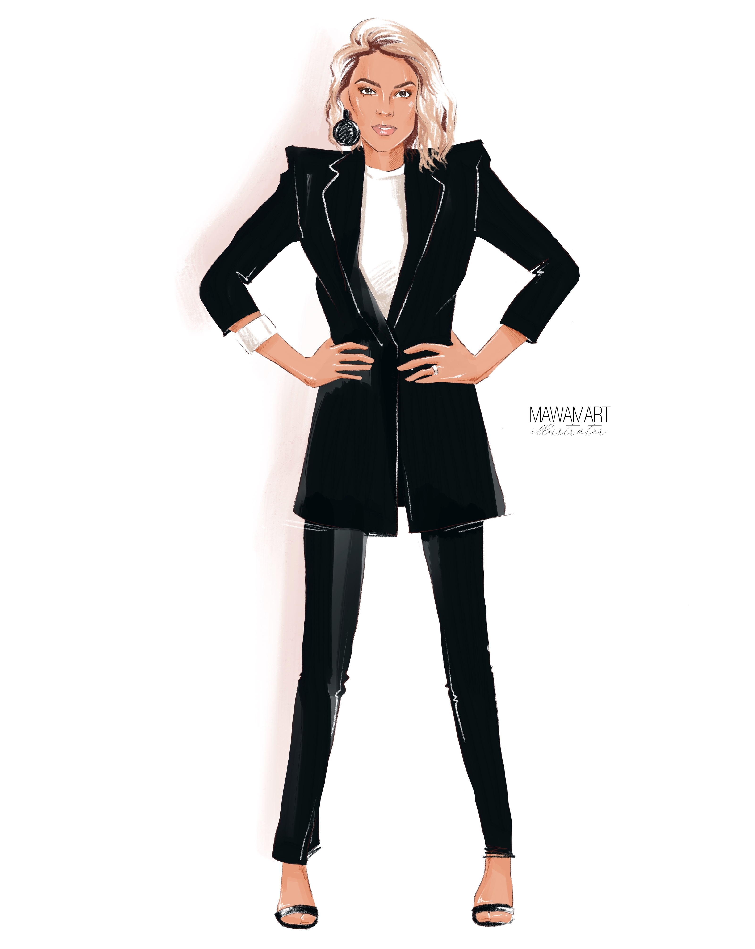 Fashion sketch — Изображение №2 — Иллюстрация, Графика на Dprofile