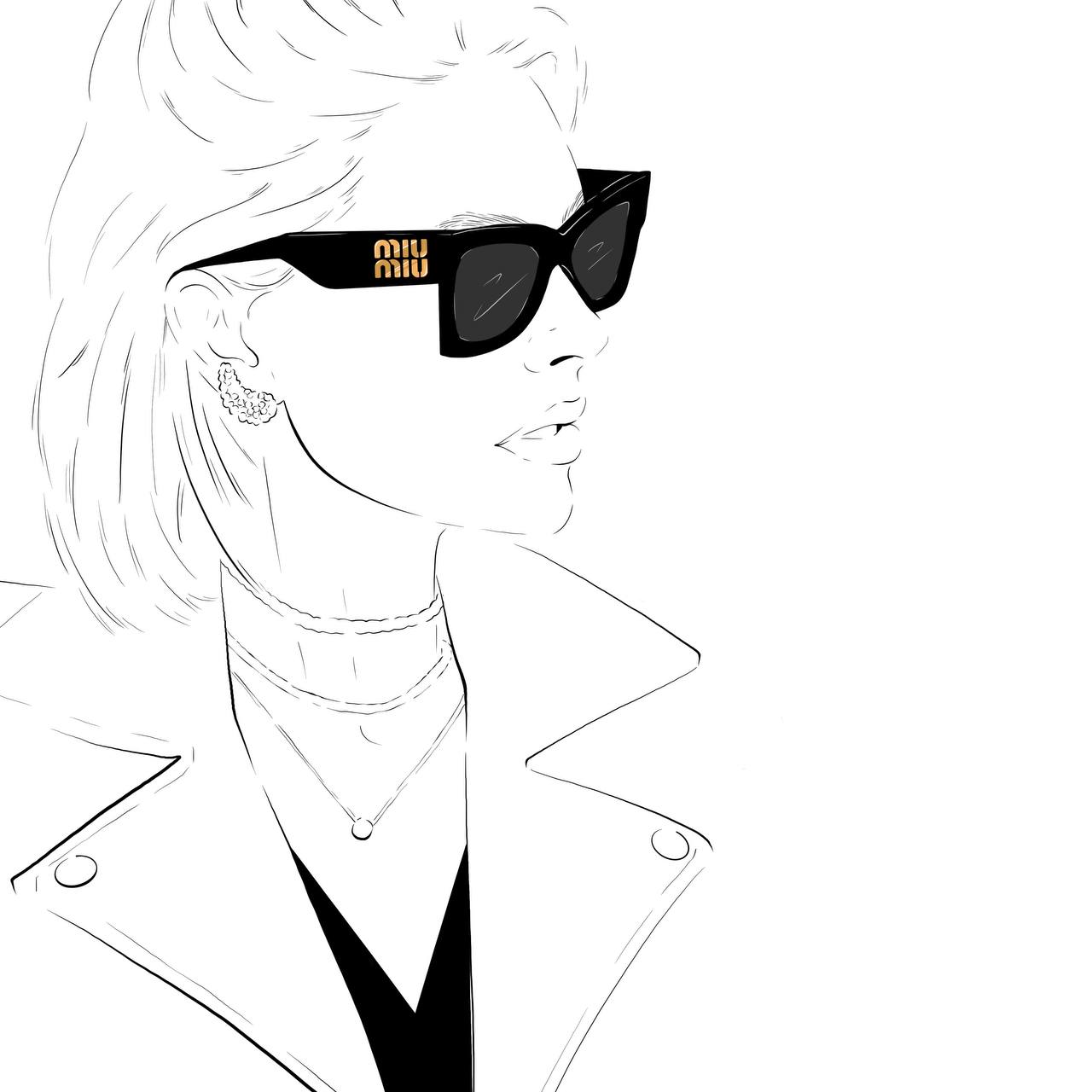 Fashion портрет — Изображение №2 — Иллюстрация, Графика на Dprofile