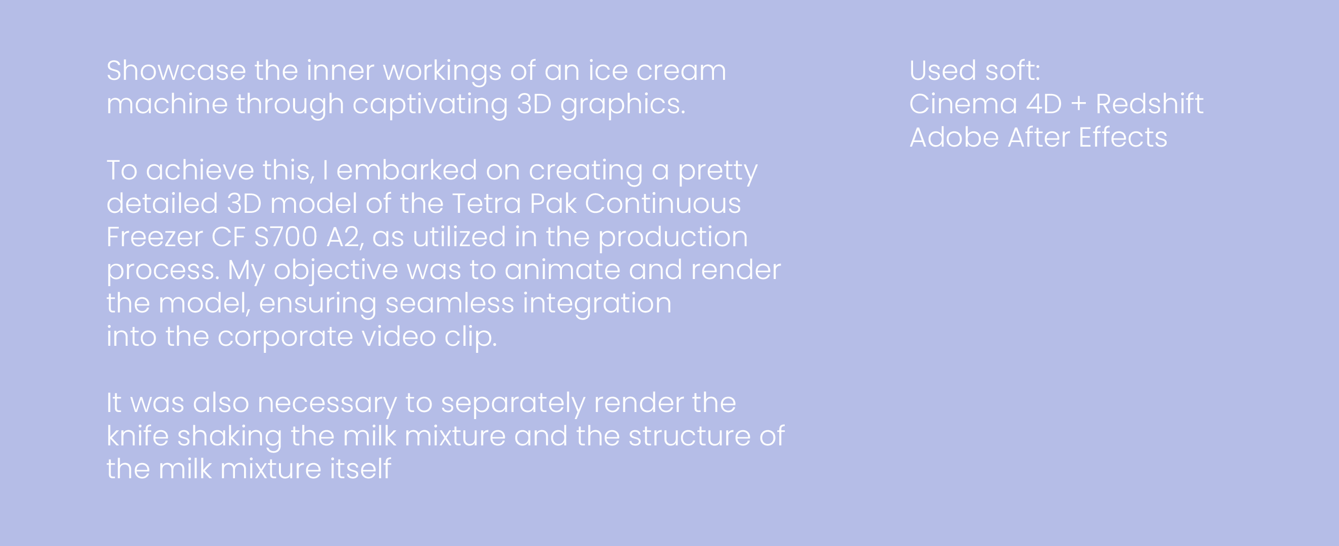 Tetrapak, оборудование для производства мороженого — Изображение №2 — 3D, Анимация на Dprofile