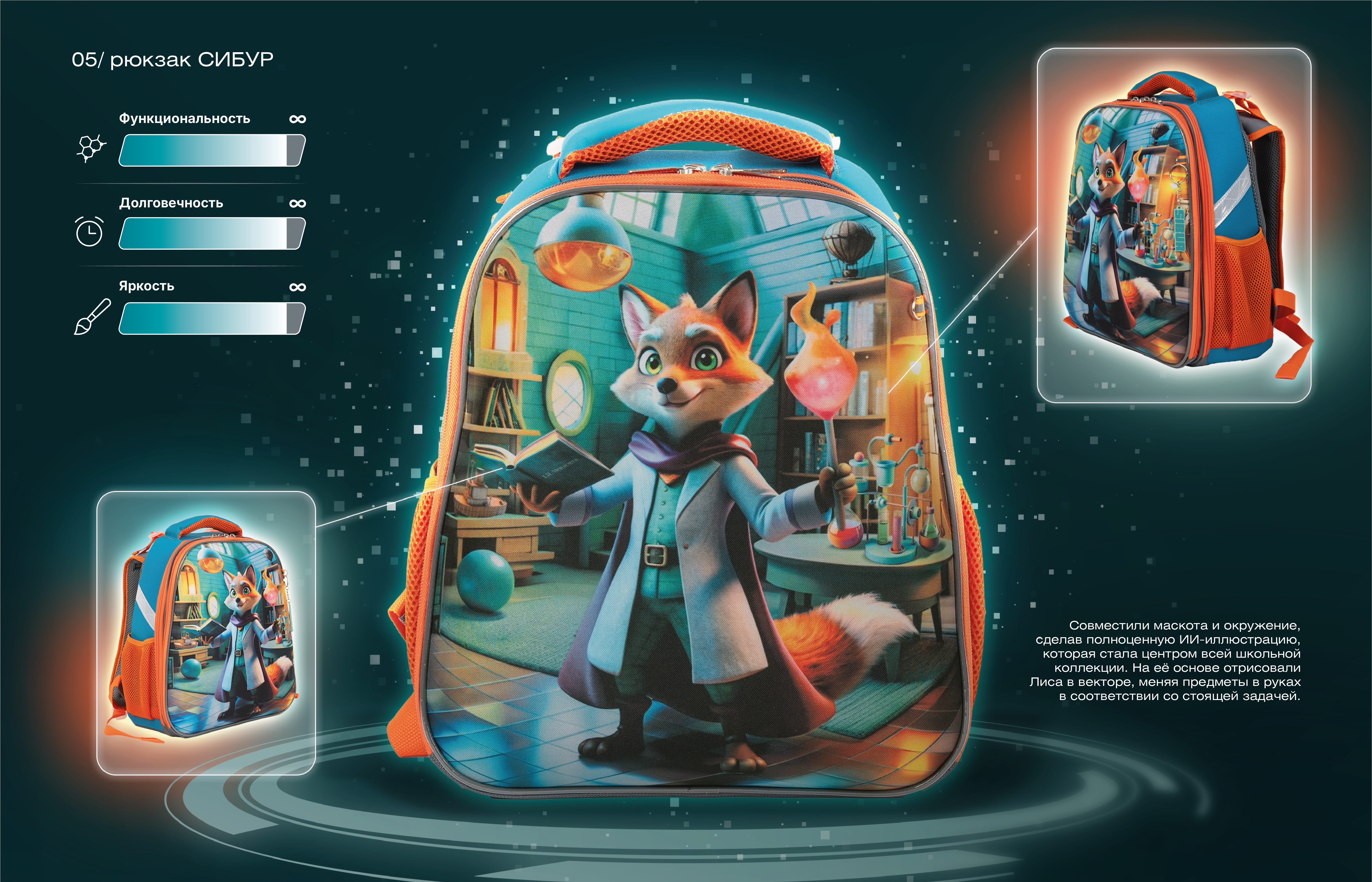Сибур. Key Visual для набора первоклассника — Изображение №7 — Брендинг, Иллюстрация на Dprofile