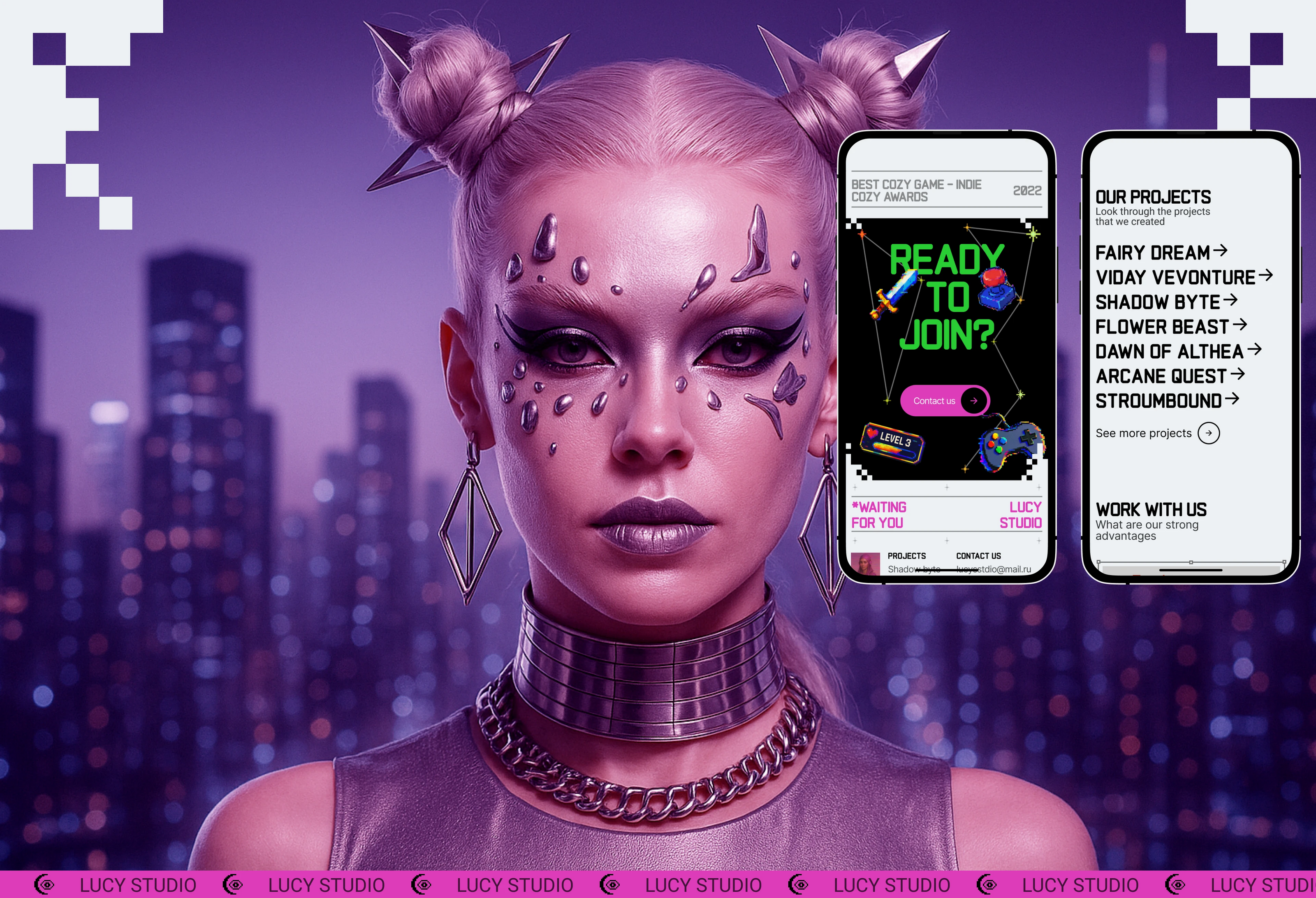 LUCY STUDIO | Corporate website design — Изображение №3 — Интерфейсы, Брендинг на Dprofile