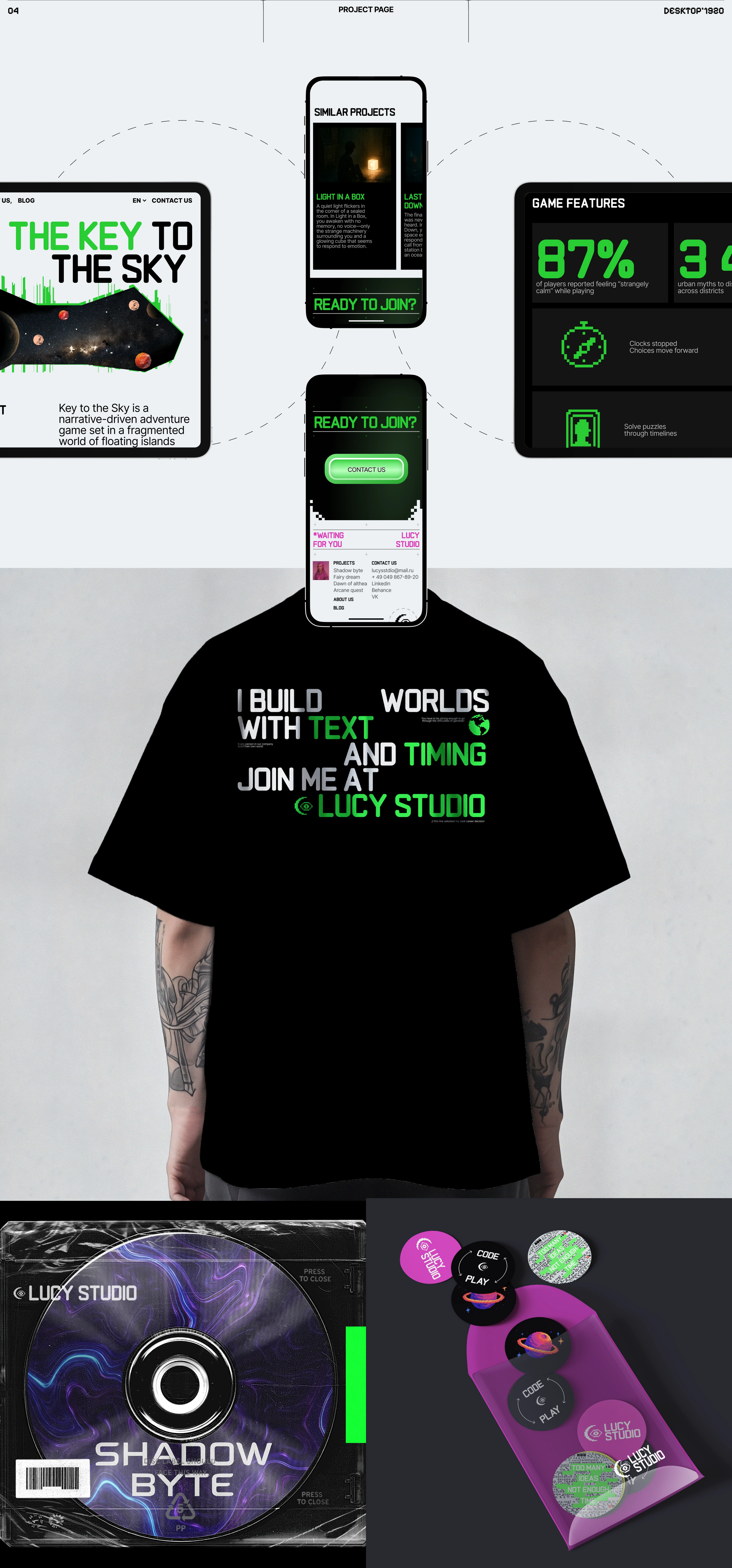 LUCY STUDIO | Corporate website design — Изображение №6 — Интерфейсы, Брендинг на Dprofile