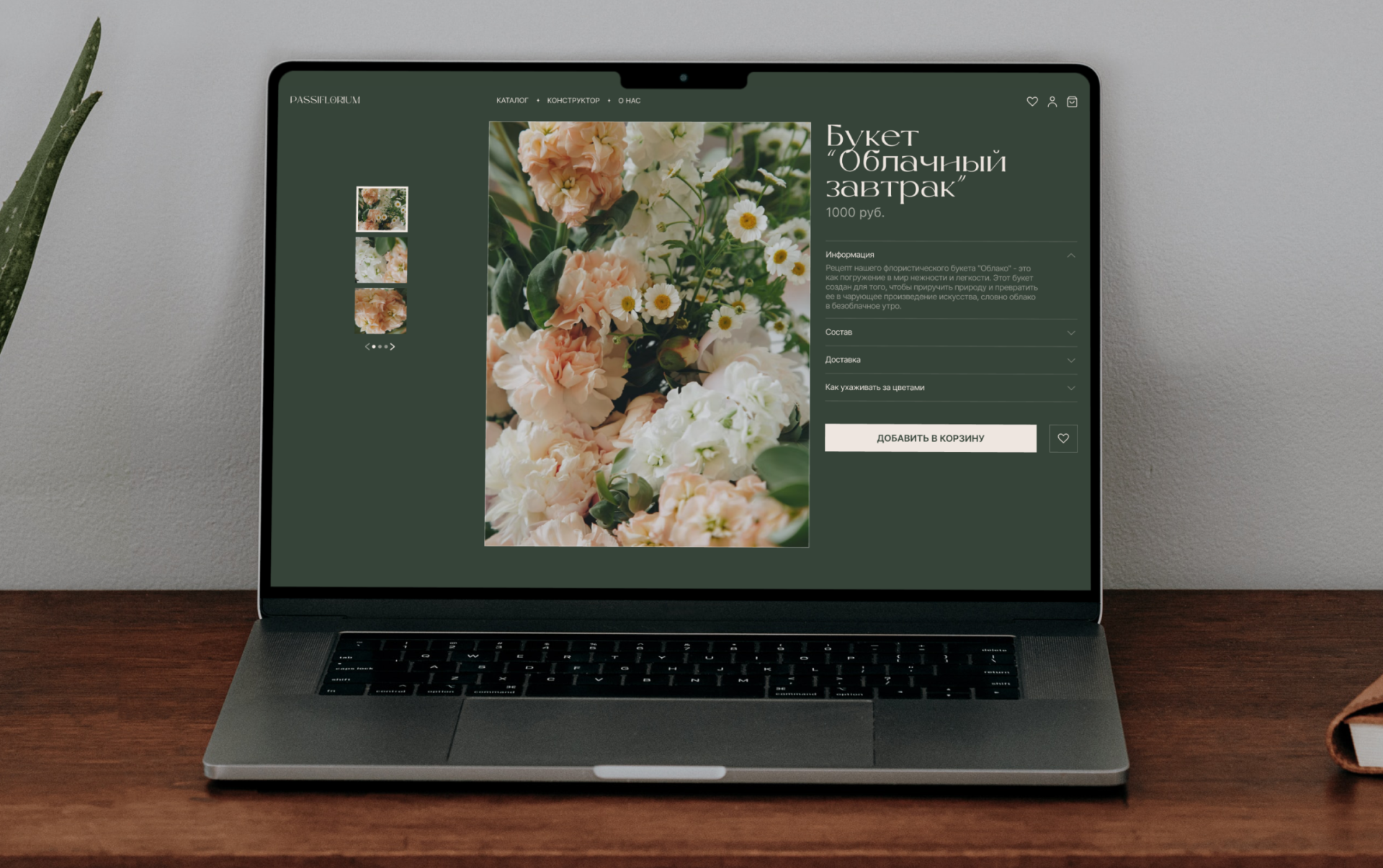 PASSIFLORIUM | E-commerce design — Изображение №10 — Интерфейсы на Dprofile
