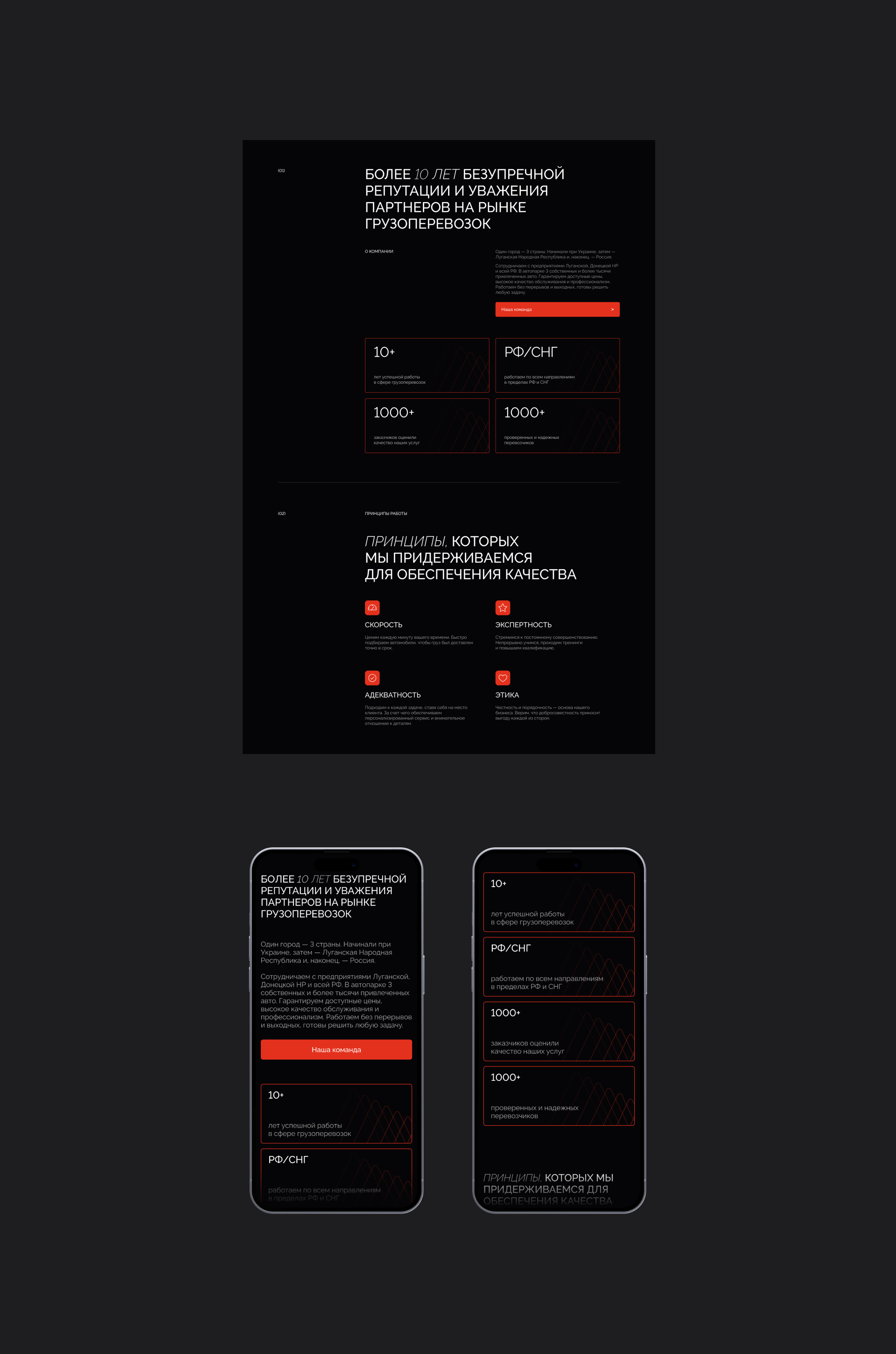 ТЭК Лугатрек — Изображение №12 — Интерфейсы, Брендинг на Dprofile