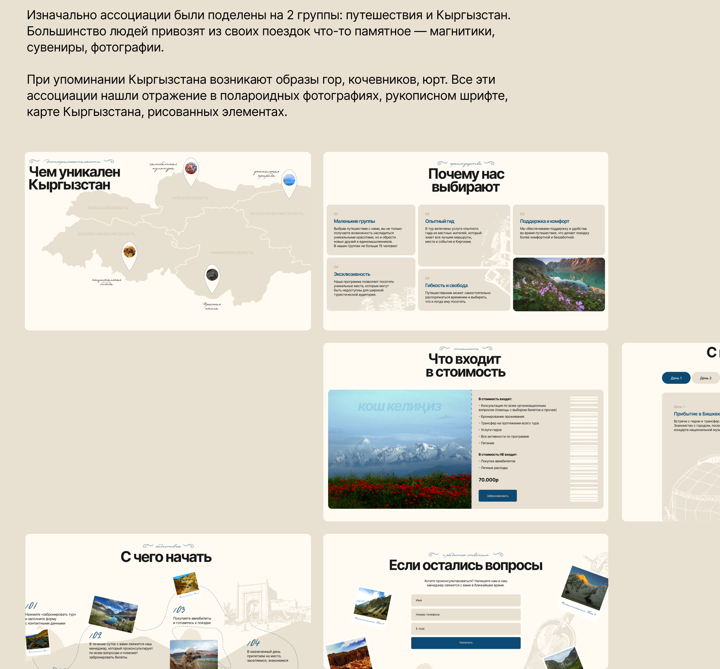 Сайт для авторского тура — Изображение №4 — Интерфейсы на Dprofile