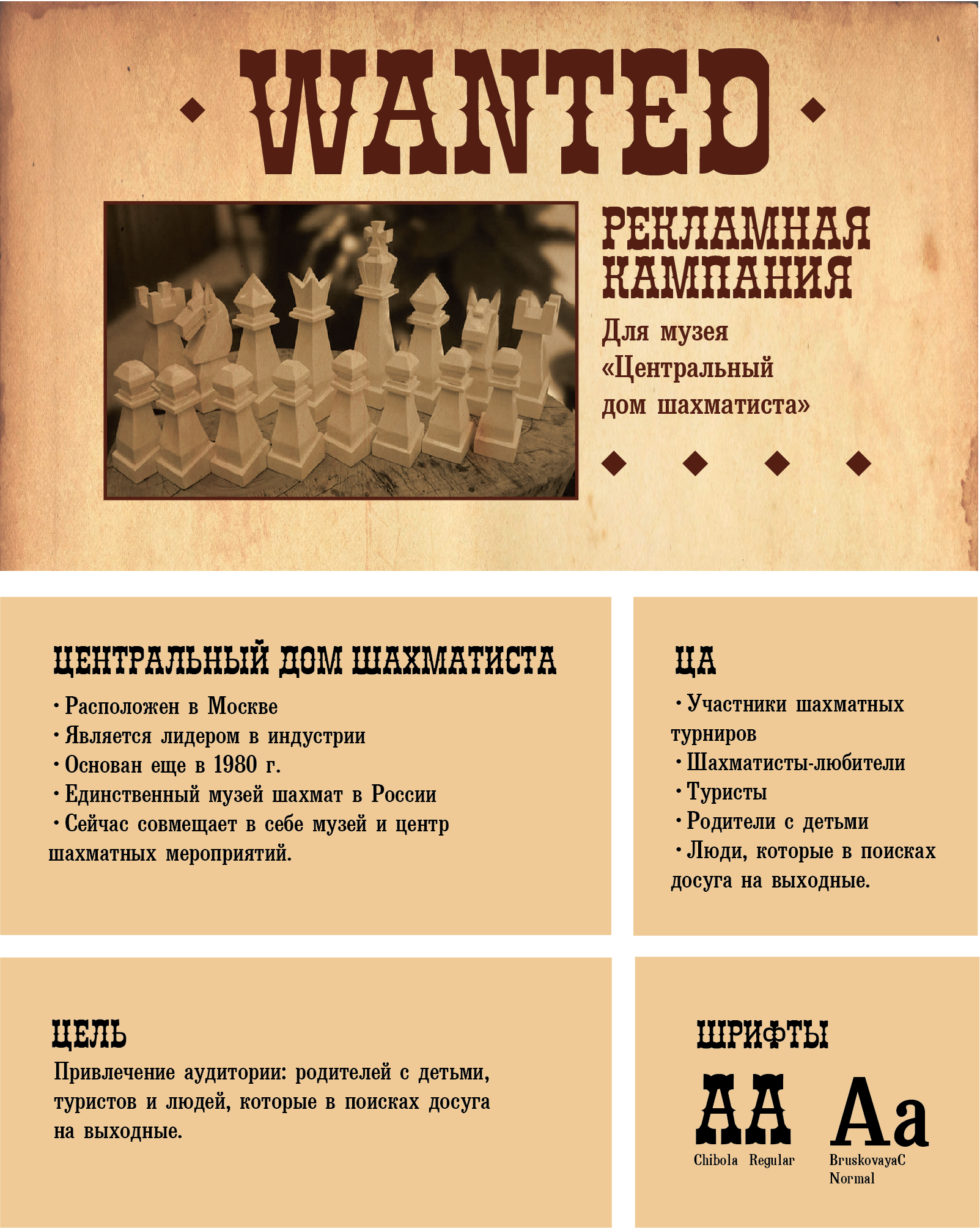 Рекламная кампания для музея шахмат — Изображение №1 — Графика, Маркетинг на Dprofile