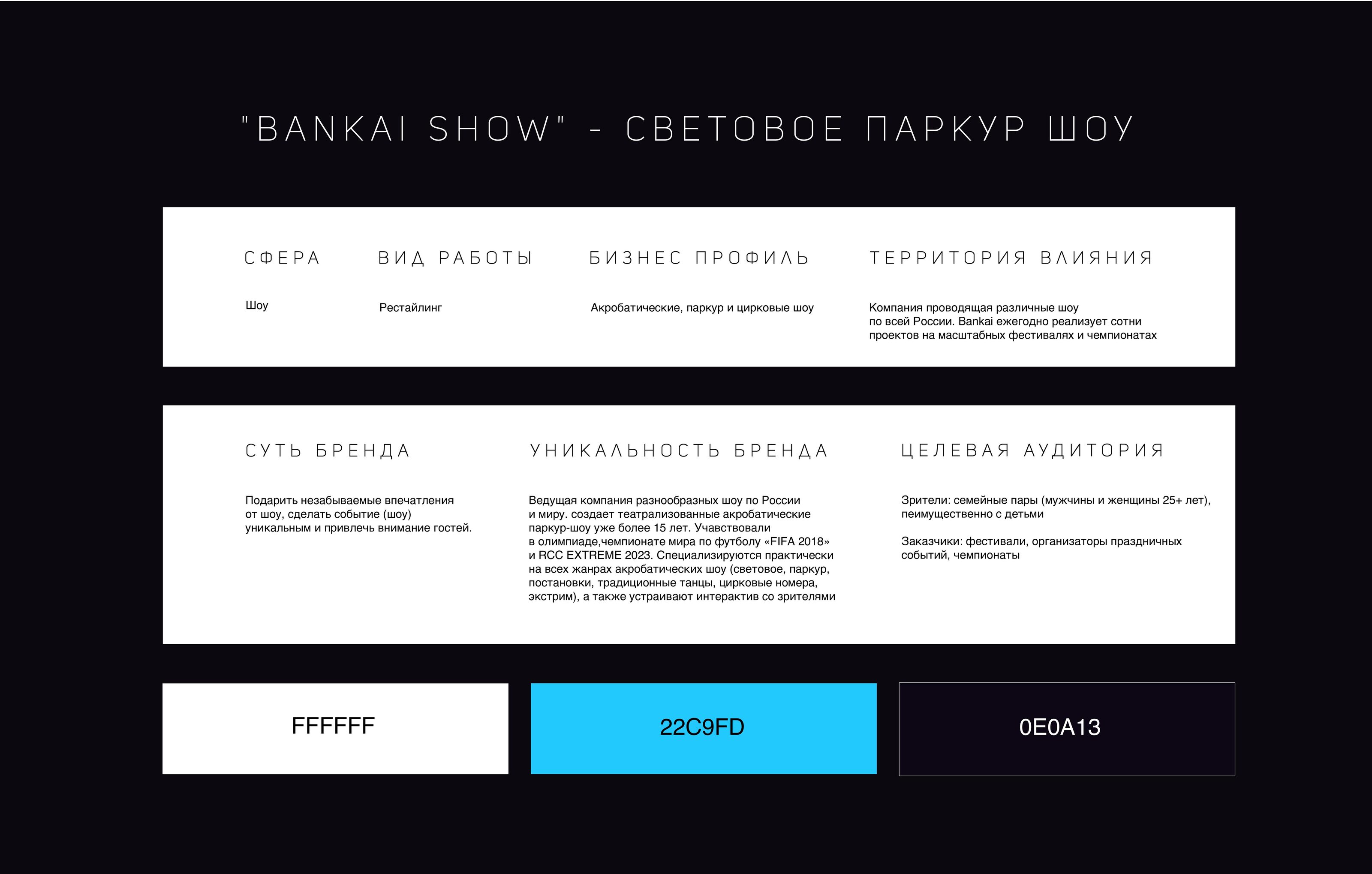 Рестайлинг для светового паркур-шоу BANKAI — Изображение №3 — Брендинг на Dprofile