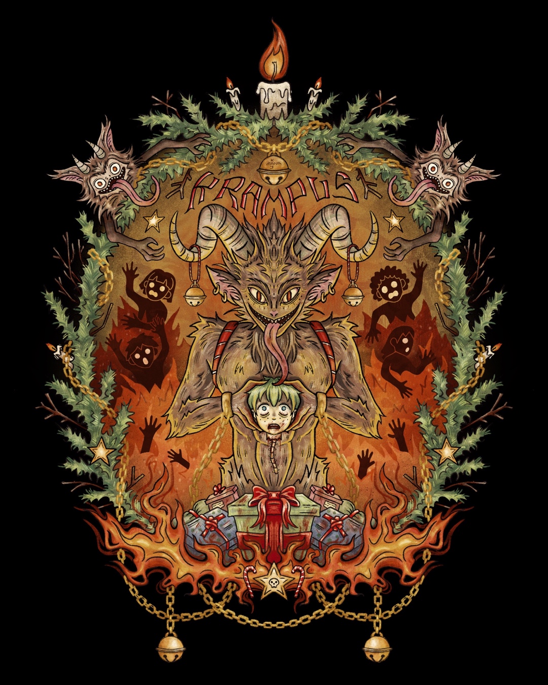 Krampus l Крампус — Изображение №5 — Иллюстрация на Dprofile