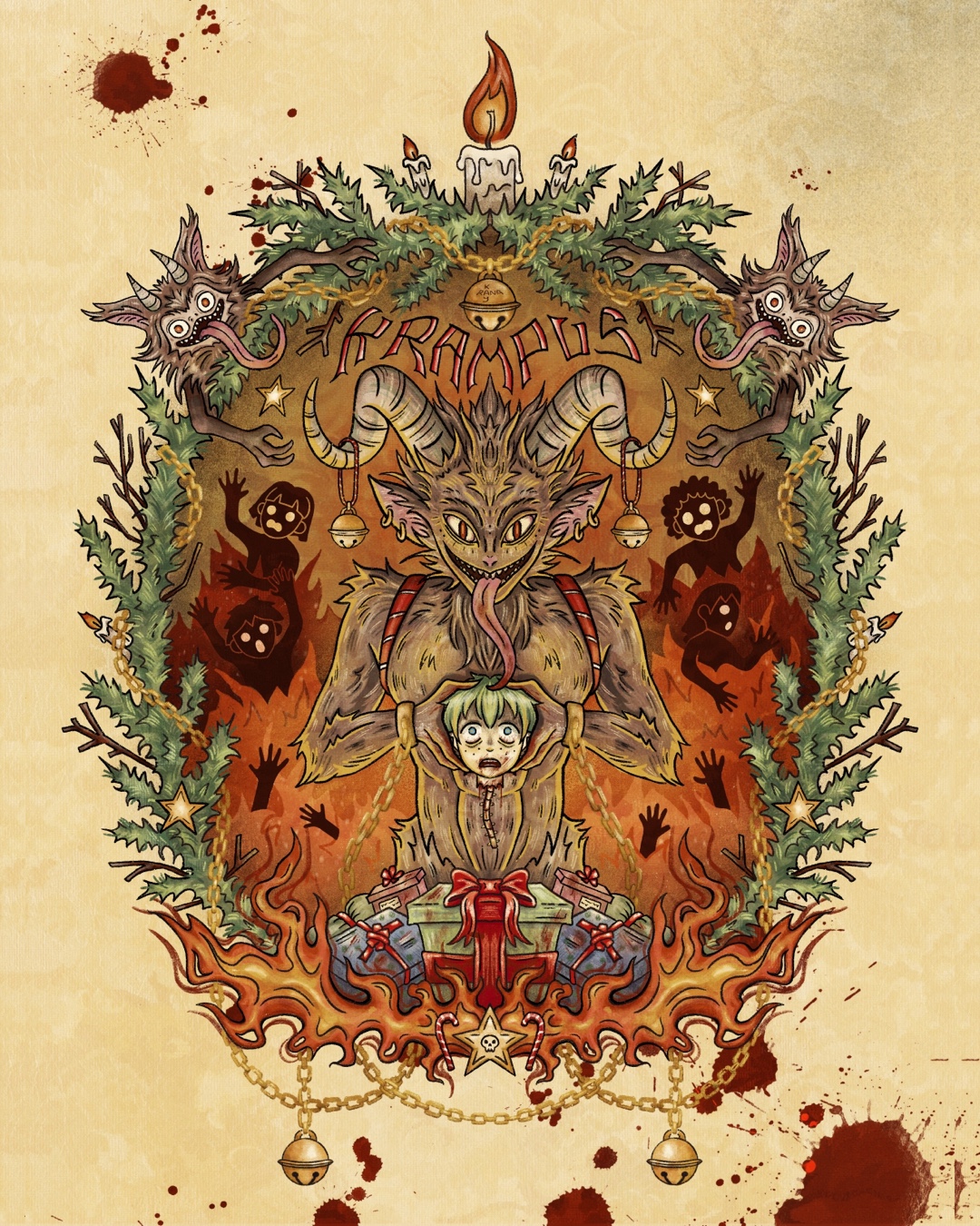 Krampus l Крампус — Изображение №4 — Иллюстрация на Dprofile