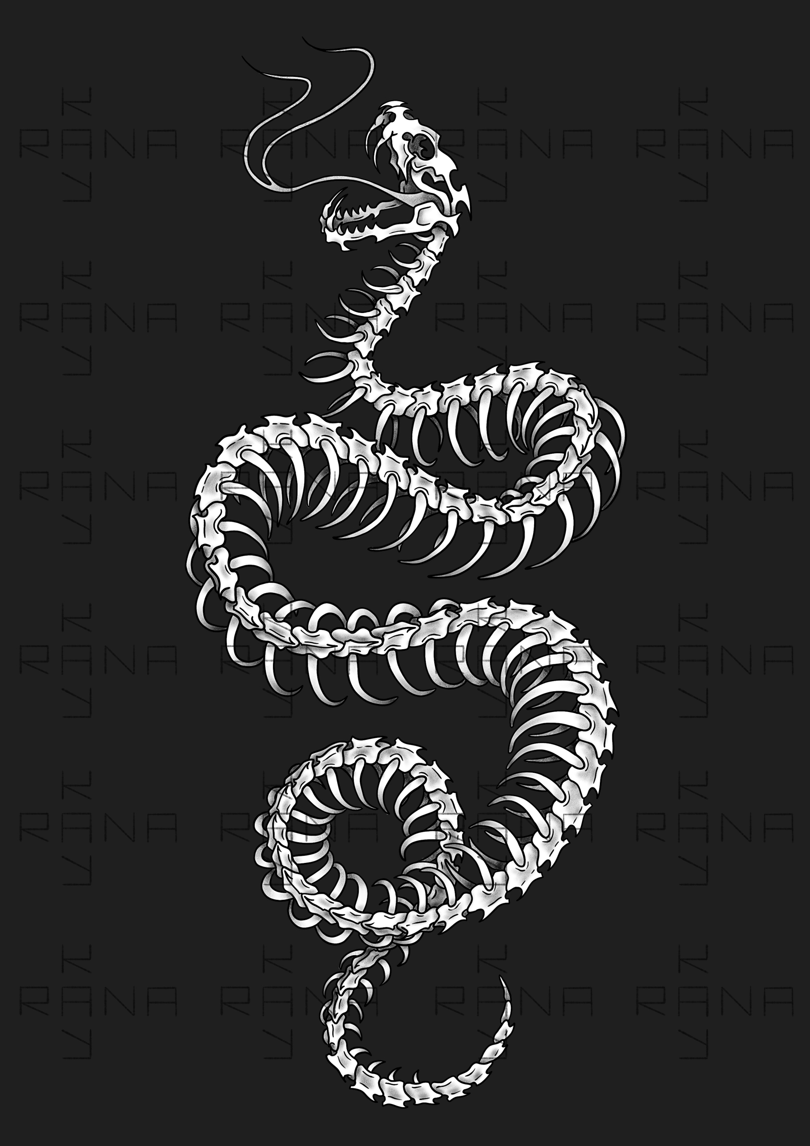 Snakes | принты на футболки — Изображение №2 — Брендинг, Иллюстрация на Dprofile