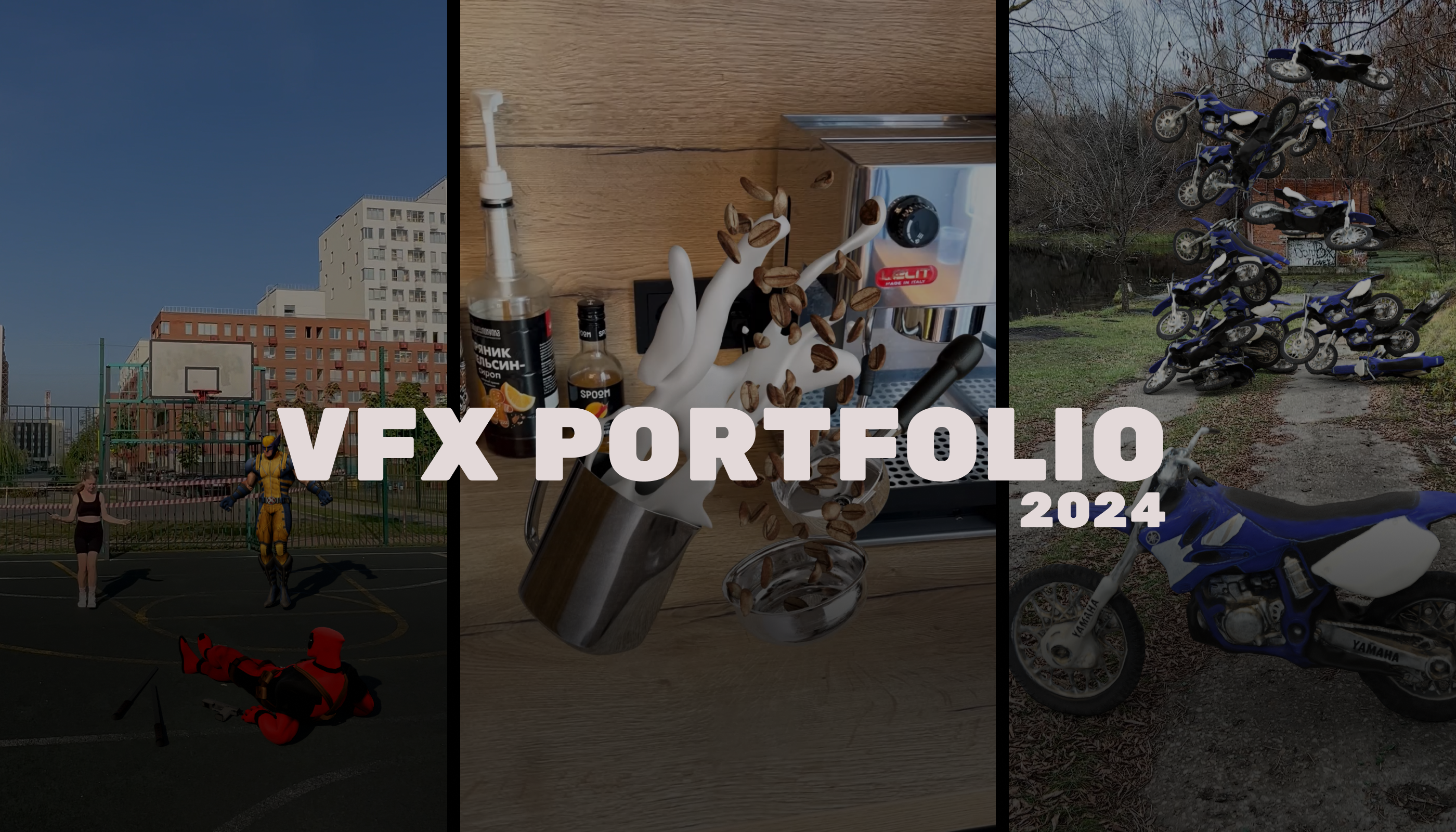 VFX 3D Portfolio 2024/ VFX Портфолио 2024 — Изображение №1 — 3D, Анимация на Dprofile