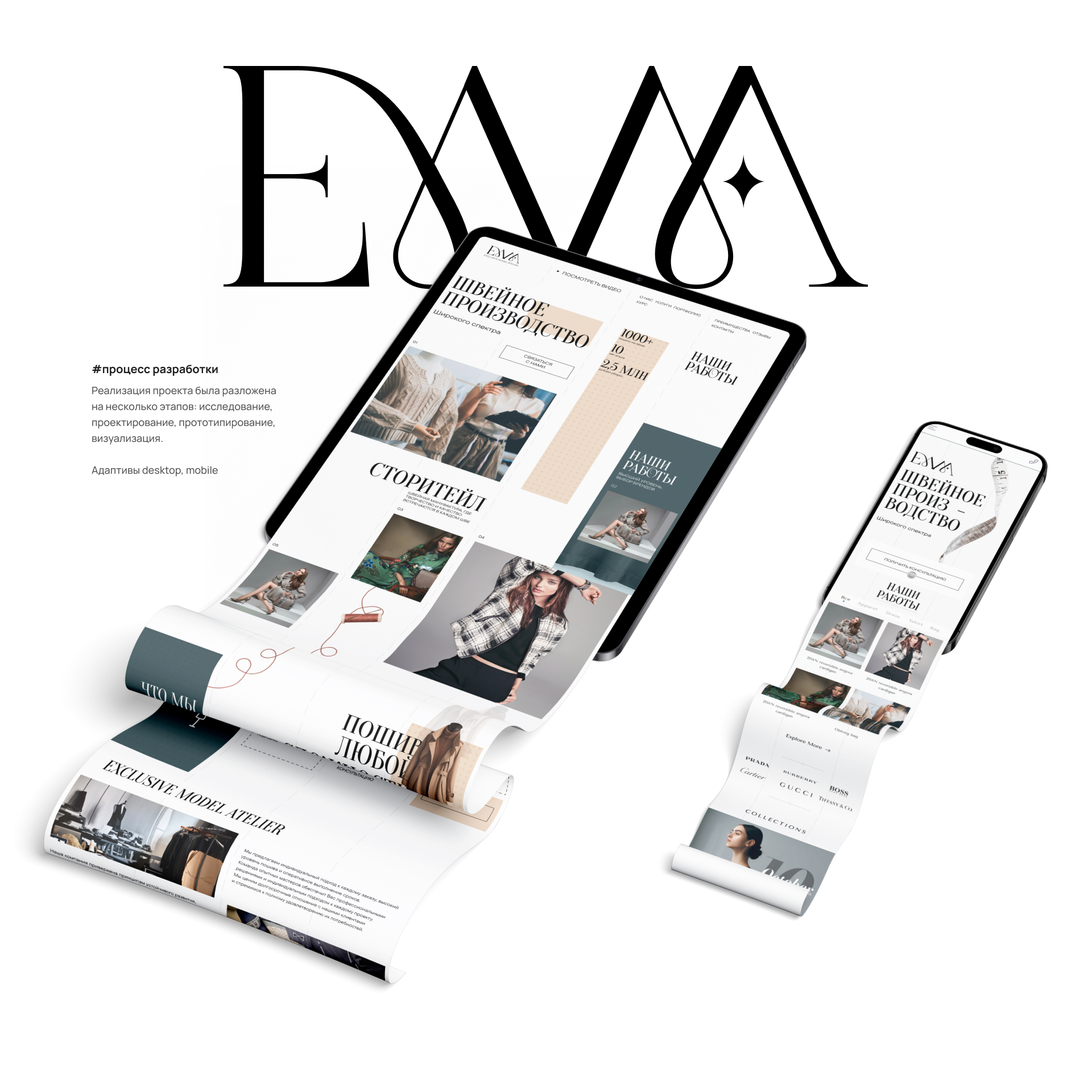 EMA - EXCLUSIVE MODEL ATELIER — Изображение №3 — Брендинг на Dprofile