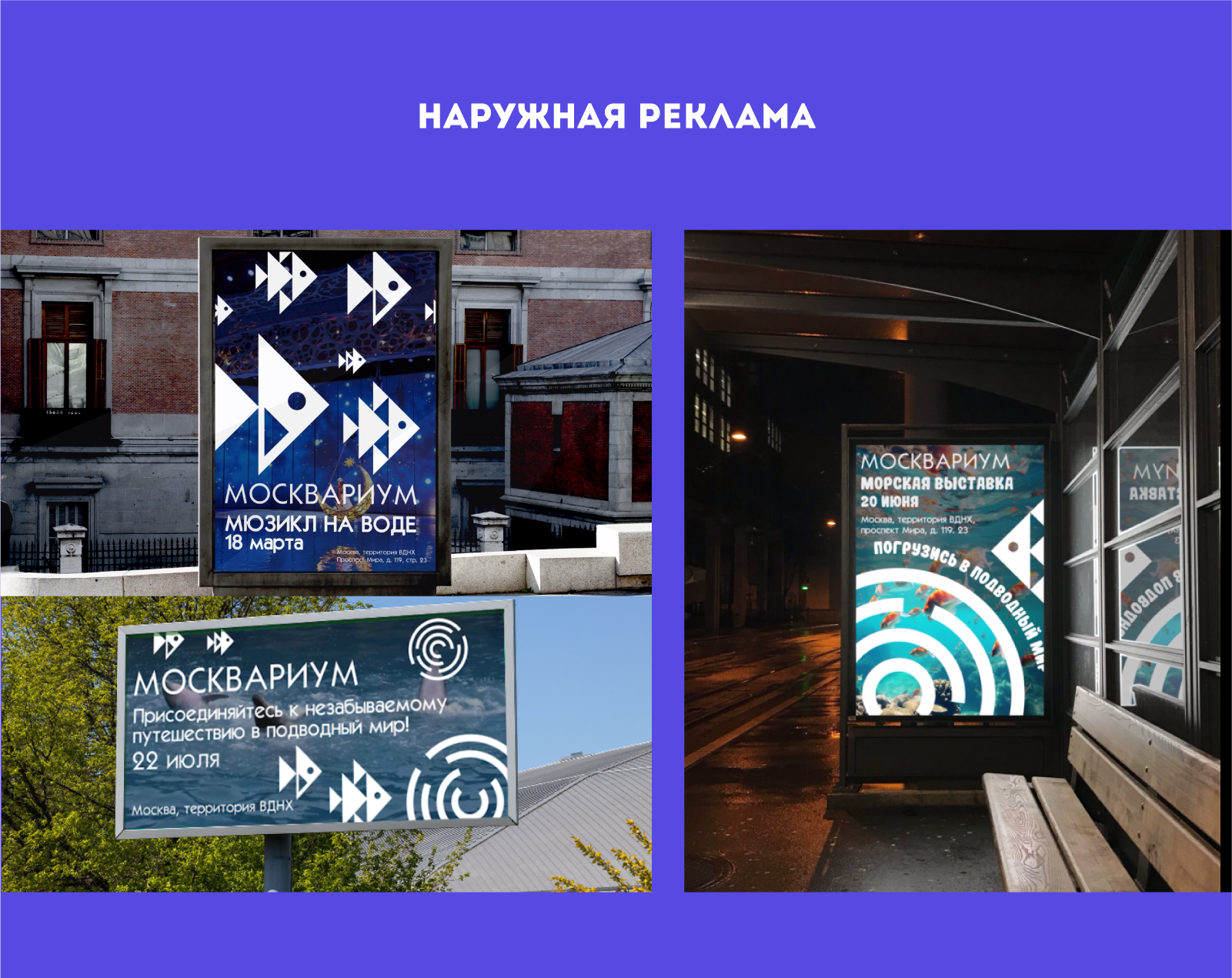 Рестайлинг океанариума "Москвариум" — Изображение №9 — Брендинг, Анимация на Dprofile