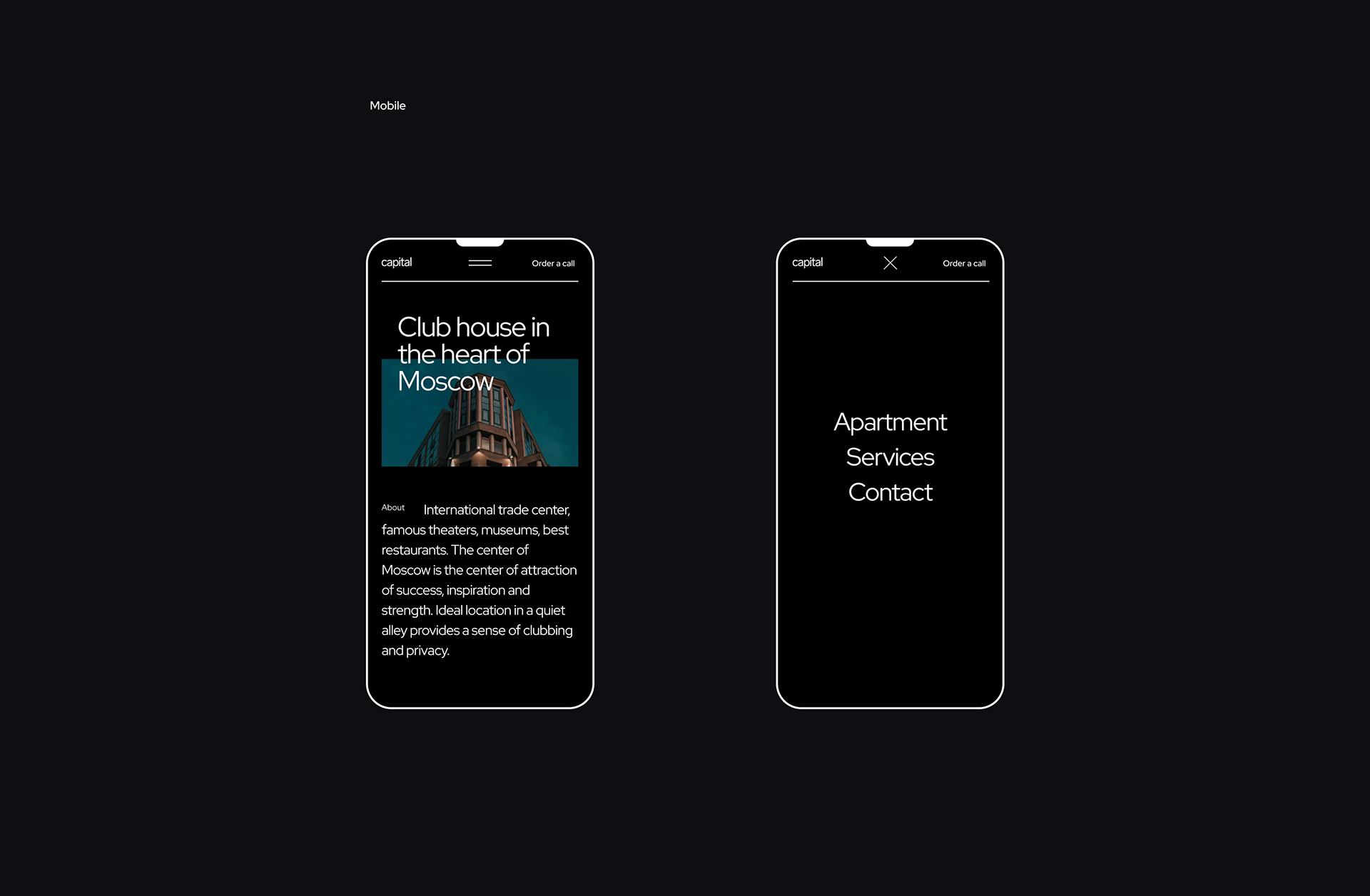 CAPITAL | Landing page (CONCEPT) — Изображение №6 — Интерфейсы на Dprofile