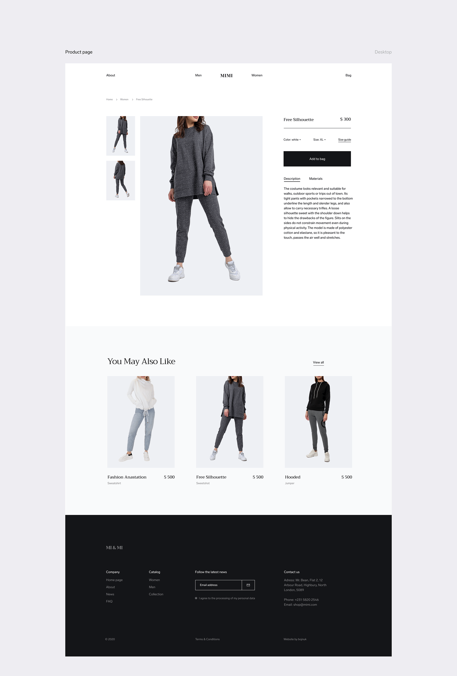 MiMi | Fashion Boutique (CONCEPT) — Изображение №14 — Интерфейсы на Dprofile