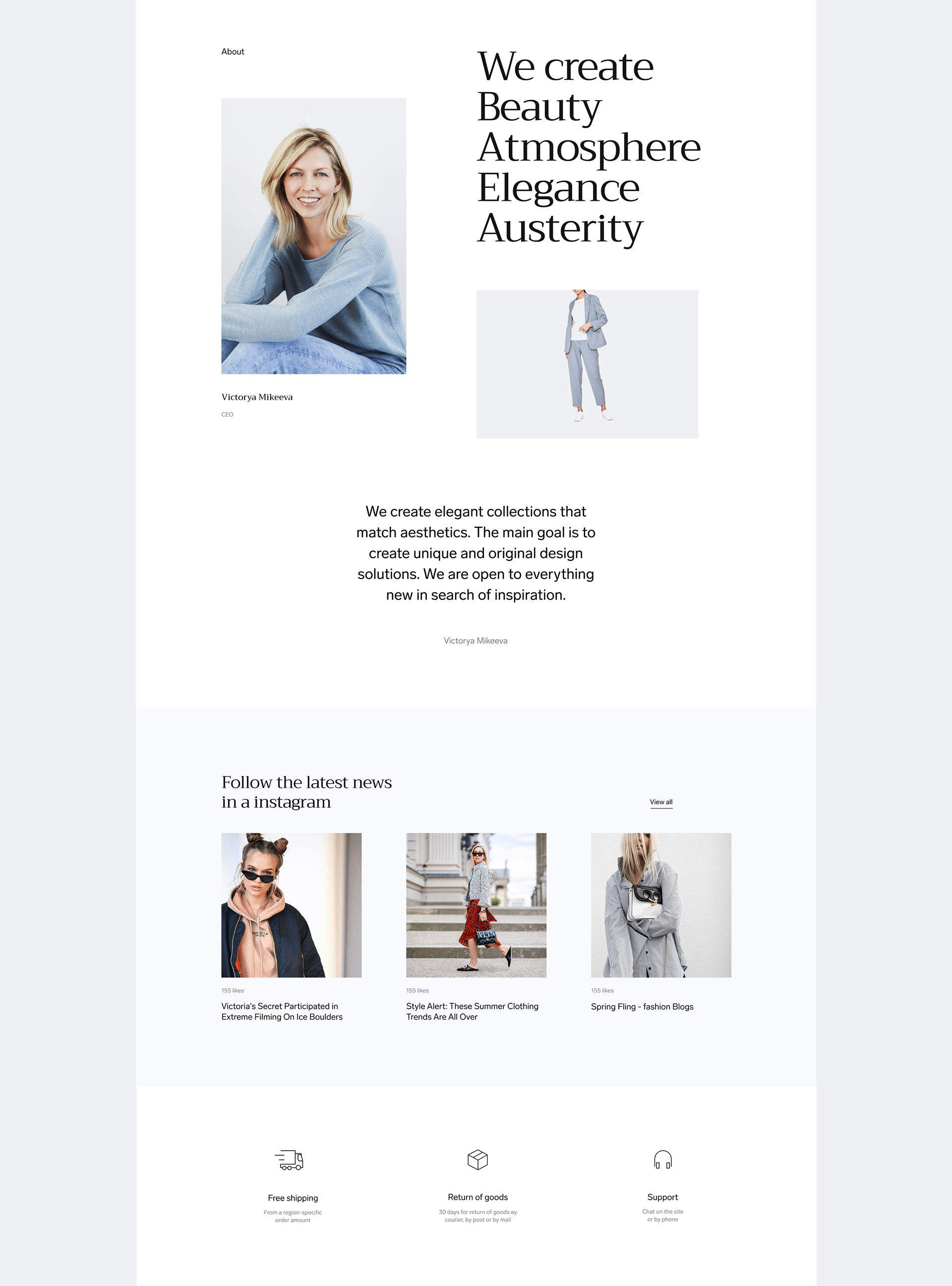 MiMi | Fashion Boutique (CONCEPT) — Изображение №2 — Интерфейсы на Dprofile