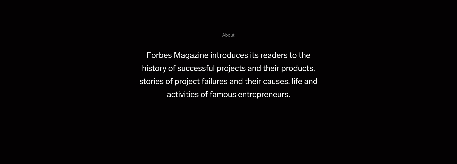 FORBES | News site (CONCEPT) — Изображение №2 — Интерфейсы на Dprofile