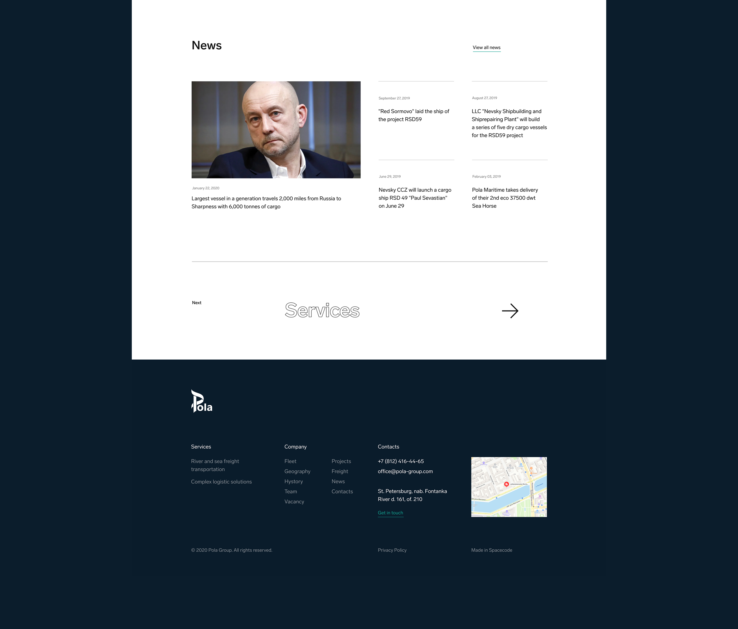 POLA RISE | Corporate site — Изображение №3 — Интерфейсы на Dprofile
