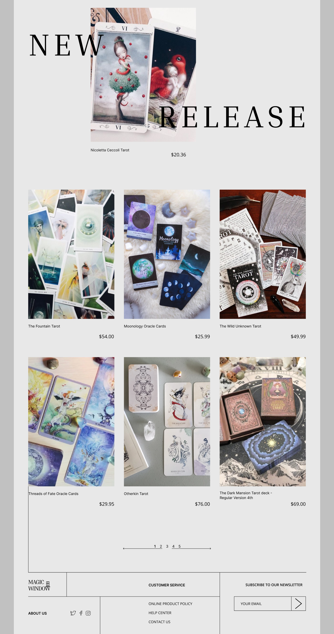Magic Window Store — Изображение №9 — Интерфейсы на Dprofile