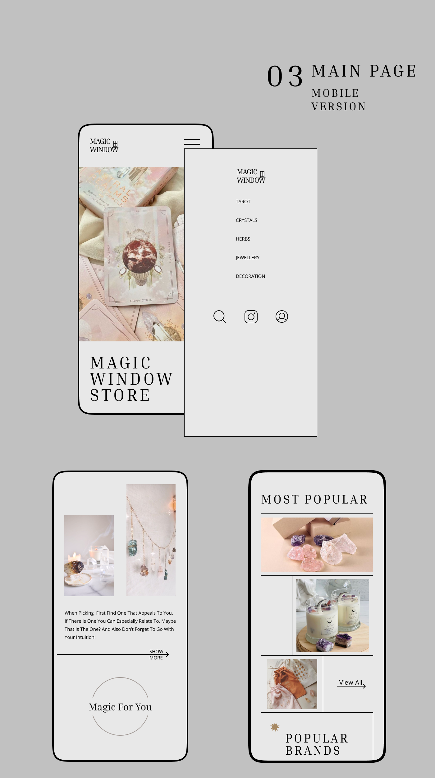 Magic Window Store — Изображение №6 — Интерфейсы на Dprofile
