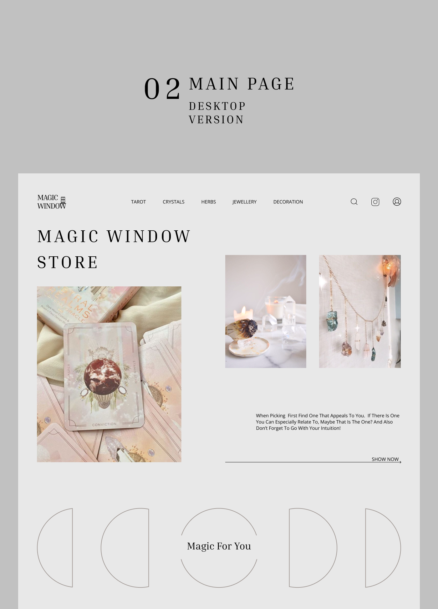 Magic Window Store — Изображение №2 — Интерфейсы на Dprofile
