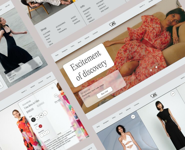 T.A. — E-commerce website redesign — Интерфейсы, Маркетинг на Dprofile