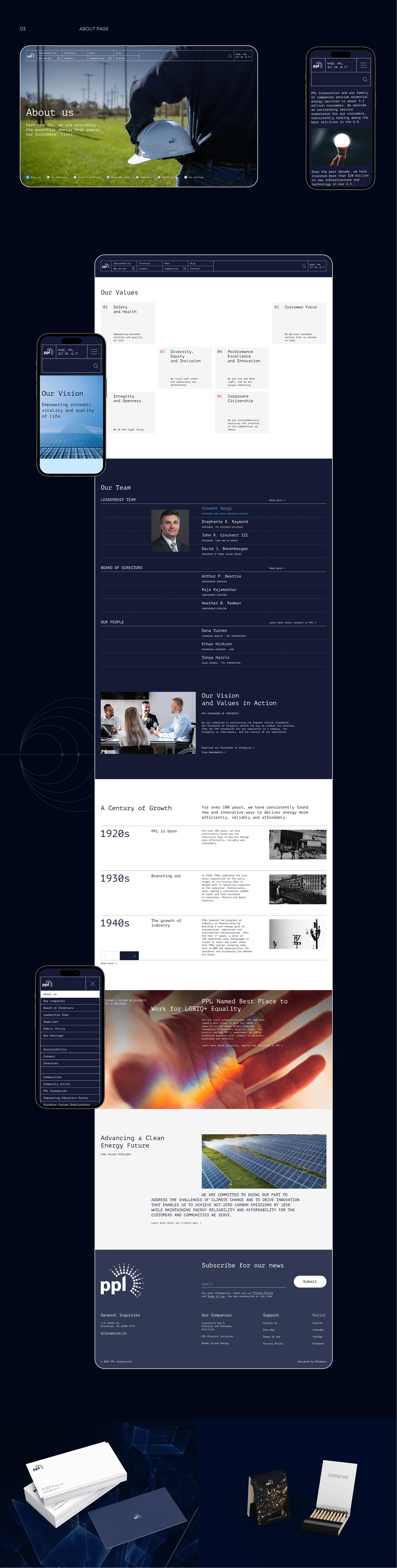 PPL Corporation’s — website redesign — Изображение №5 — Интерфейсы на Dprofile
