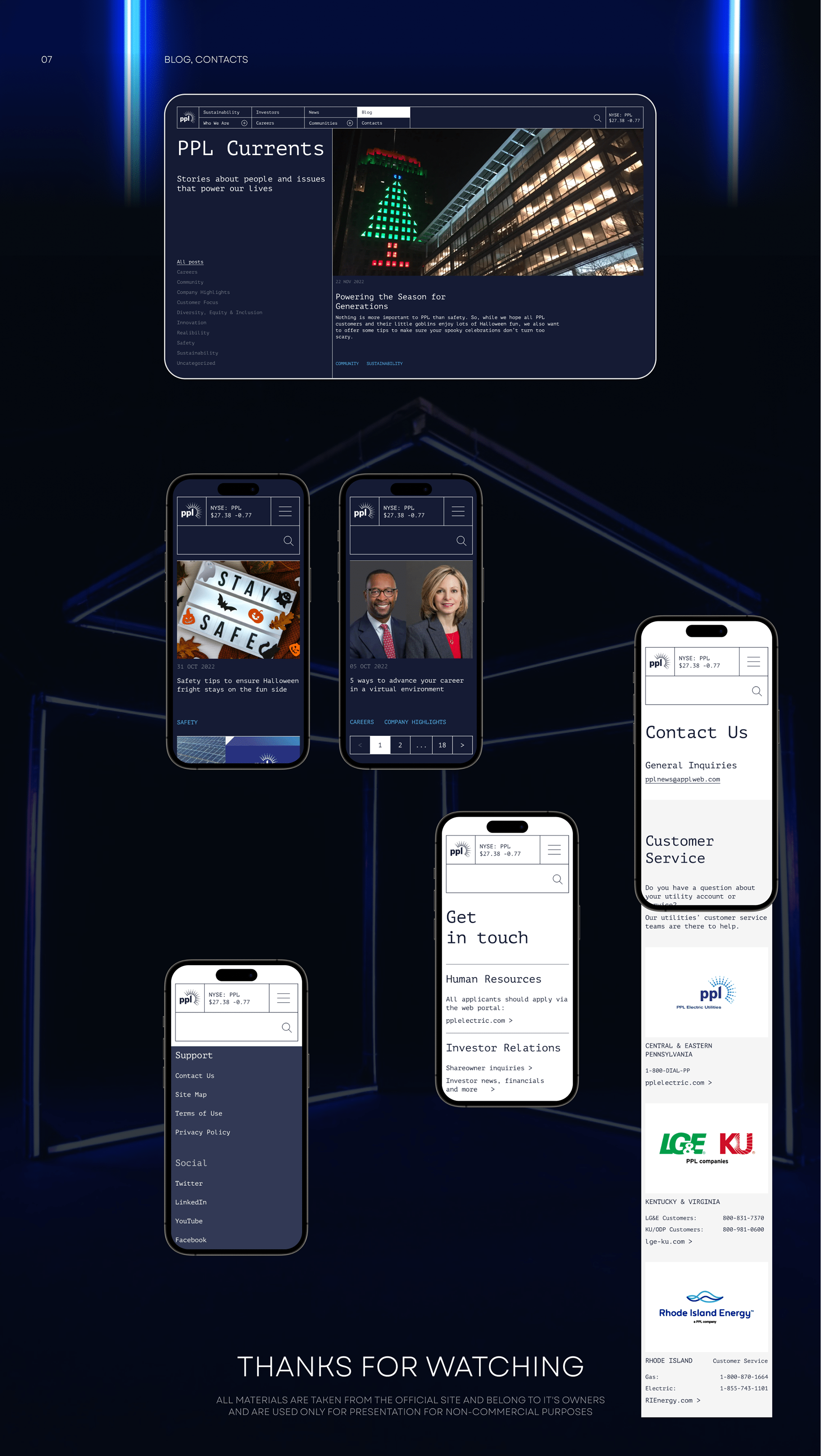 PPL Corporation’s — website redesign — Изображение №10 — Интерфейсы на Dprofile