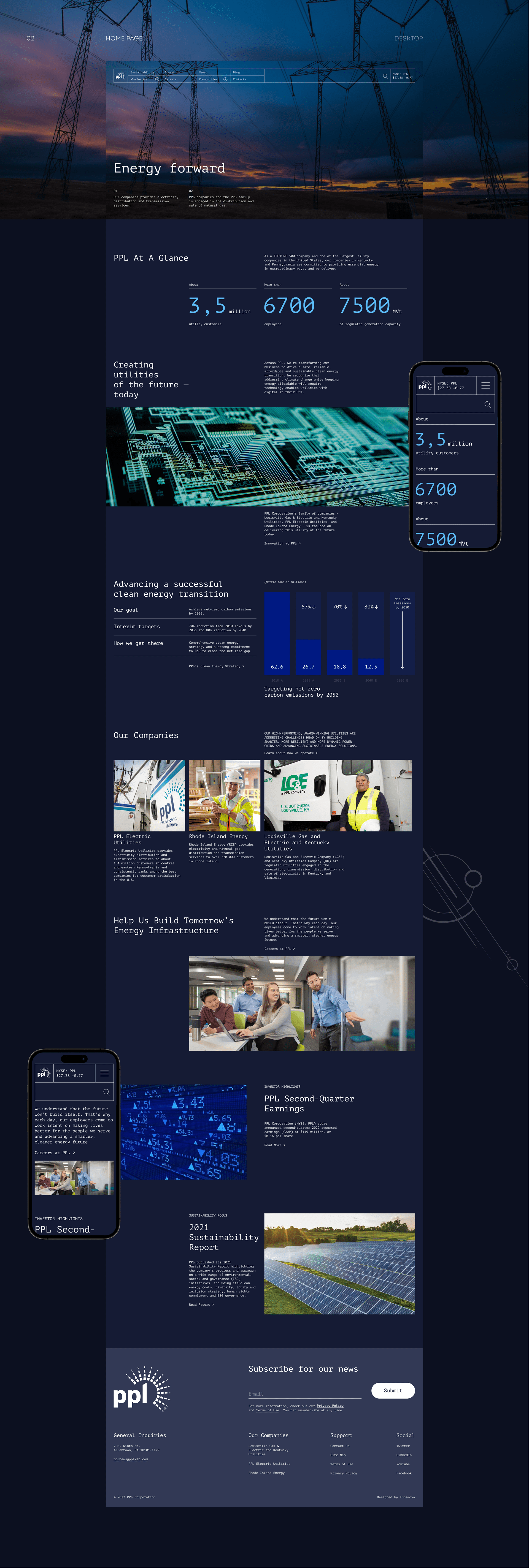 PPL Corporation’s — website redesign — Изображение №3 — Интерфейсы на Dprofile