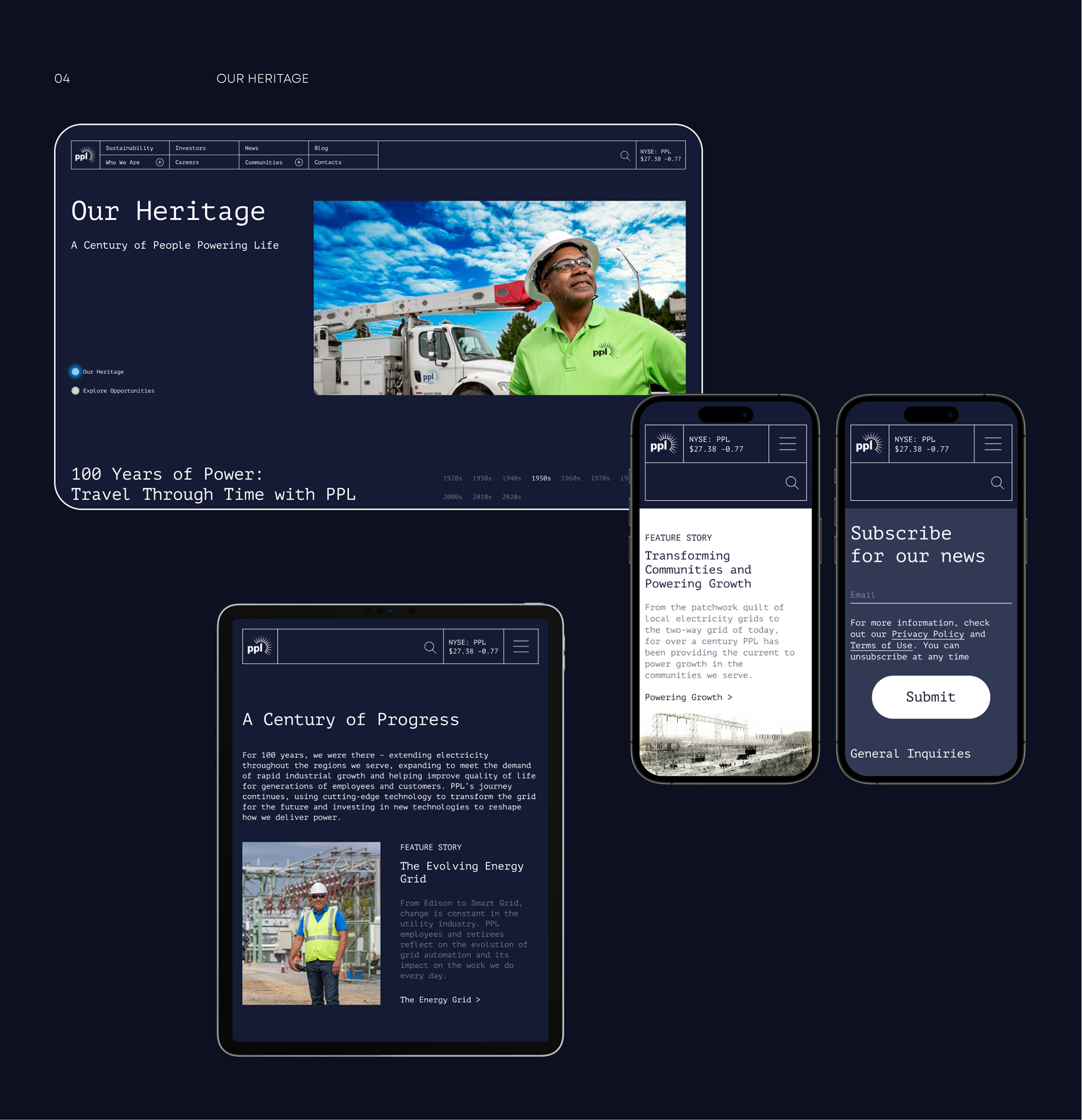PPL Corporation’s — website redesign — Изображение №6 — Интерфейсы на Dprofile