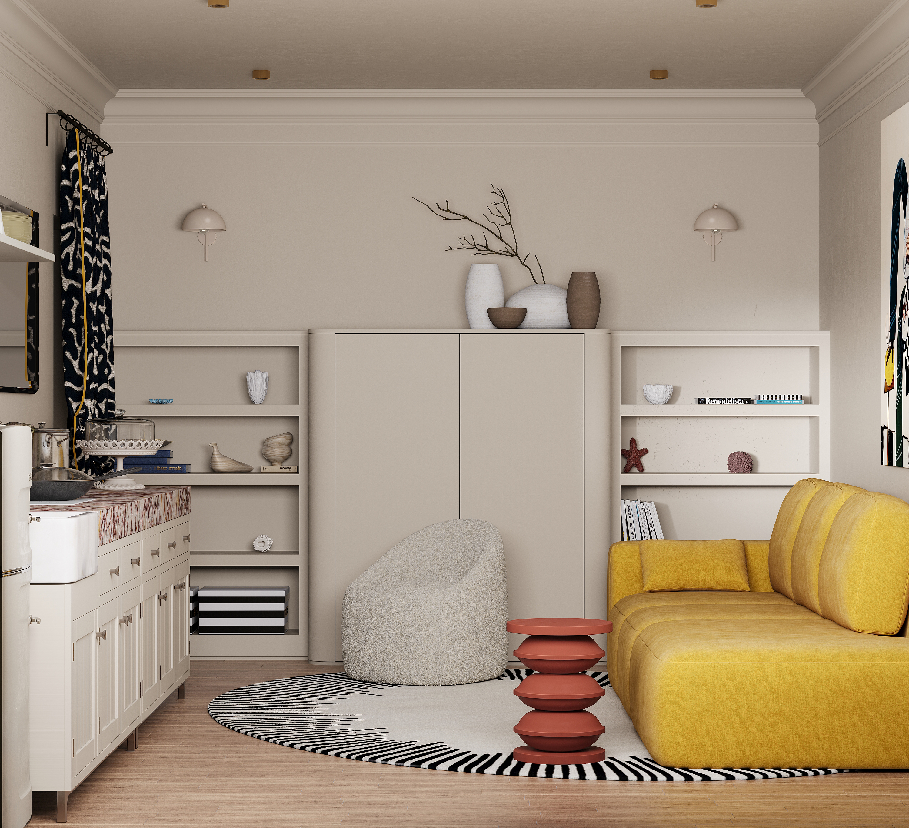 Квартира 38 кв.м. Новороссийск — Изображение №4 — 3D на Dprofile