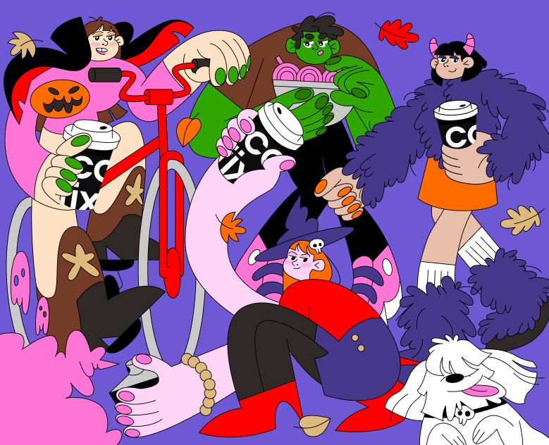 Cofix х Halloween 🎃☕️ на Dprofile