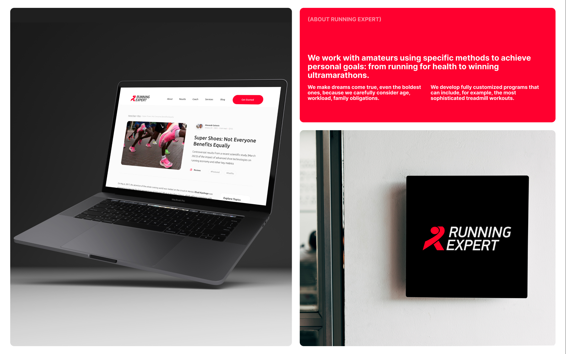 Running Expert | Multi-page website — Изображение №6 — Интерфейсы на Dprofile