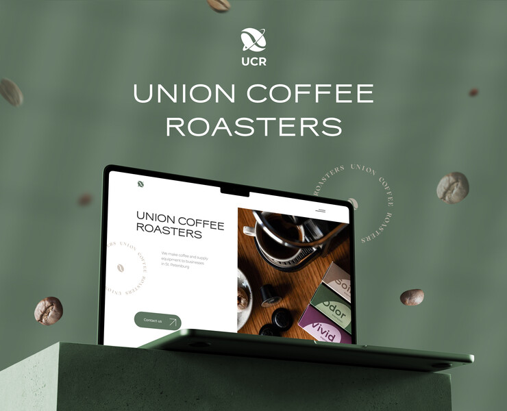 Coffee manufacturing company | Landing page — Брендинг, Маркетинг на Dprofile
