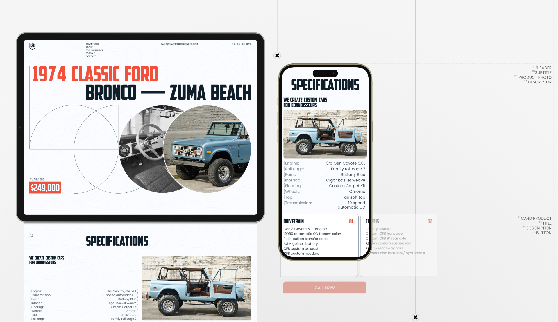 Classic Ford Bronco — Изображение №9 — Интерфейсы, Анимация на Dprofile
