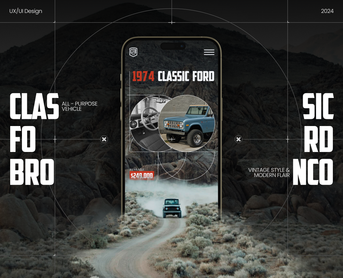 Classic Ford Bronco — Интерфейсы, Анимация на Dprofile