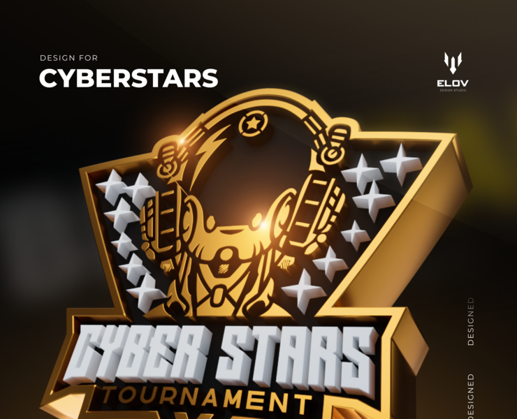 Tournament Design | CyberStars — Брендинг, Графика на Dprofile