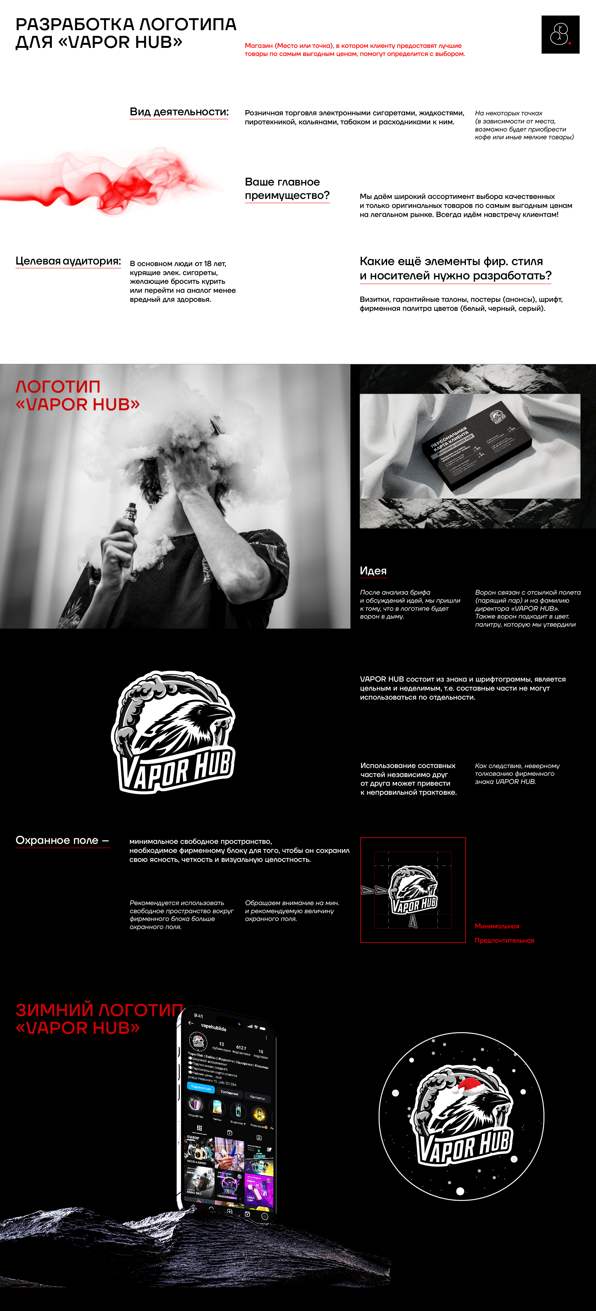 Разработка фирменного стиля Вейпшопа — Изображение №2 — Брендинг на Dprofile