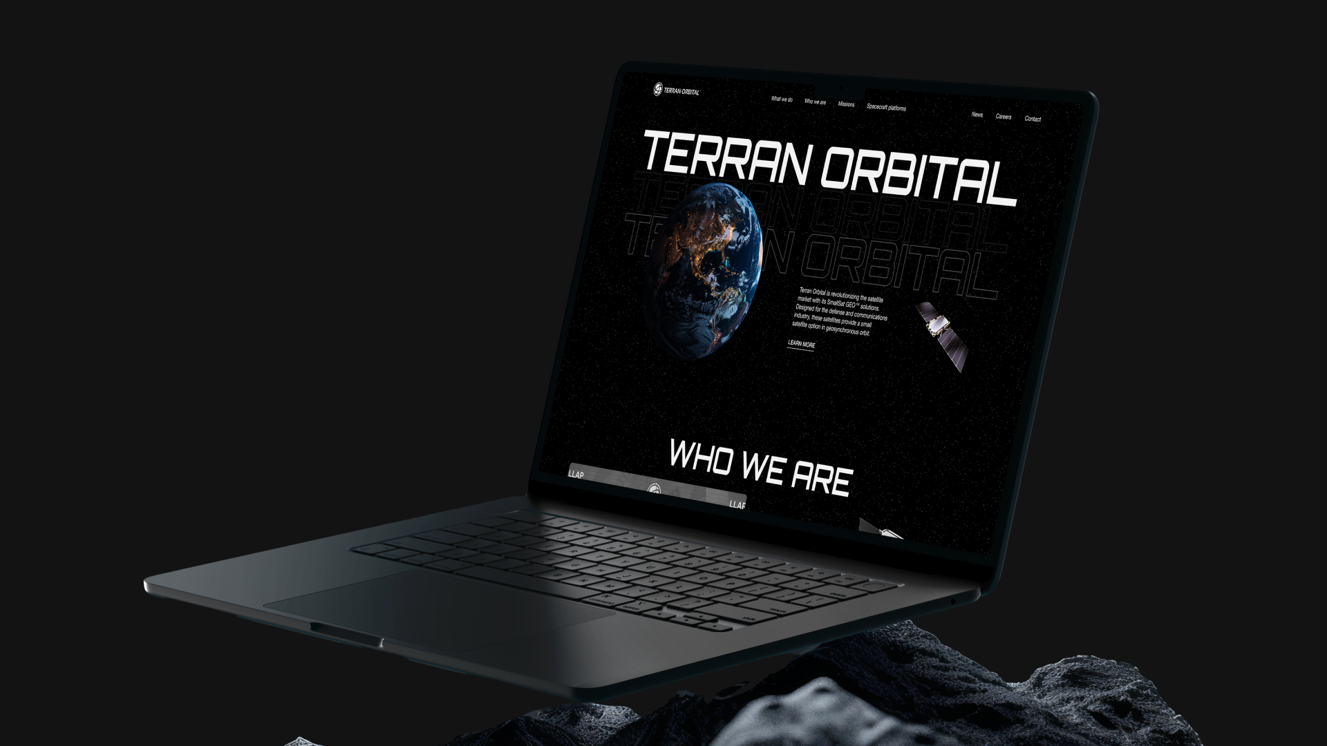 Terran Orbital / Corporate website / Redesign — Изображение №3 — Интерфейсы на Dprofile