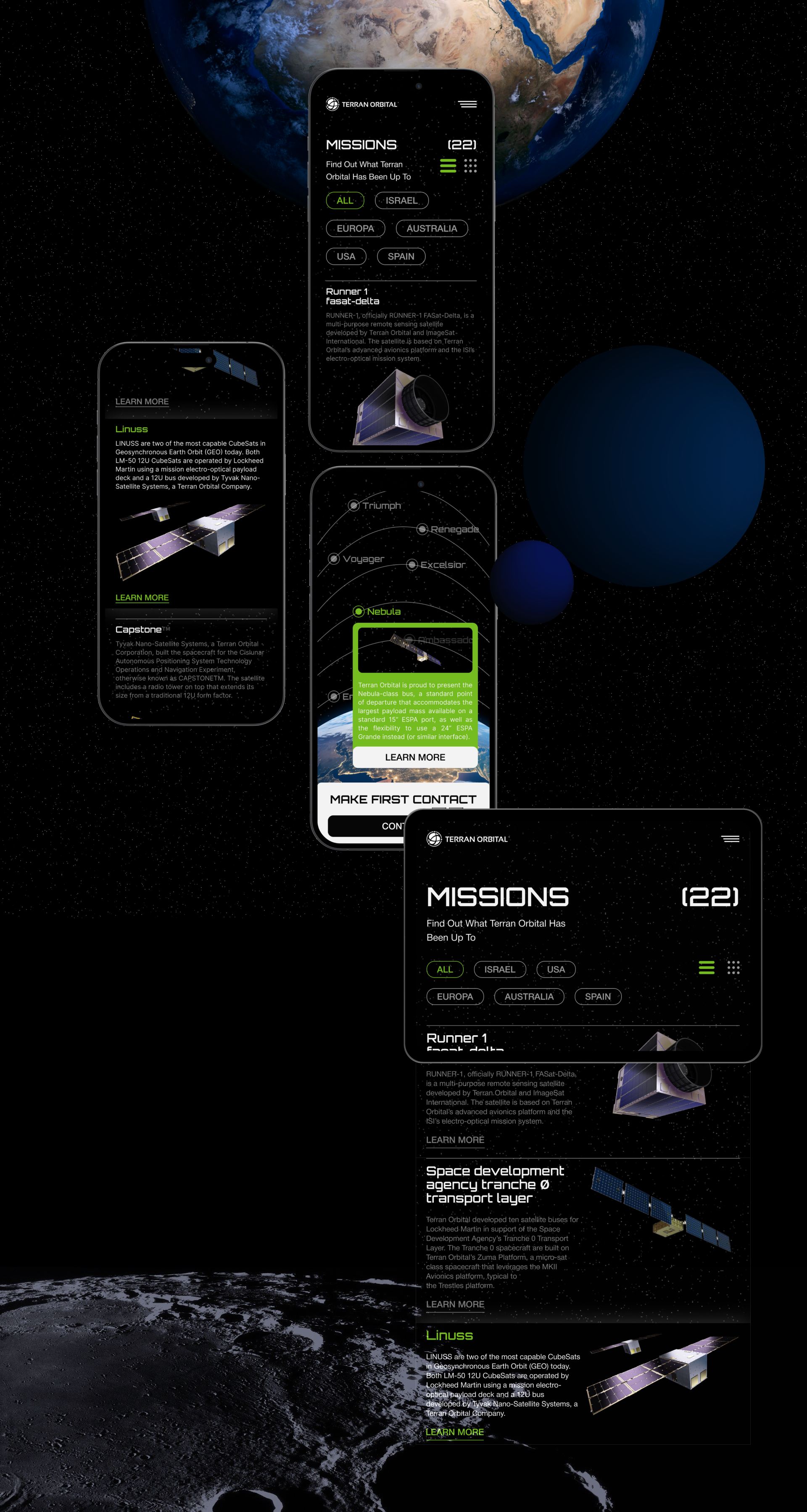 Terran Orbital / Corporate website / Redesign — Изображение №10 — Интерфейсы на Dprofile