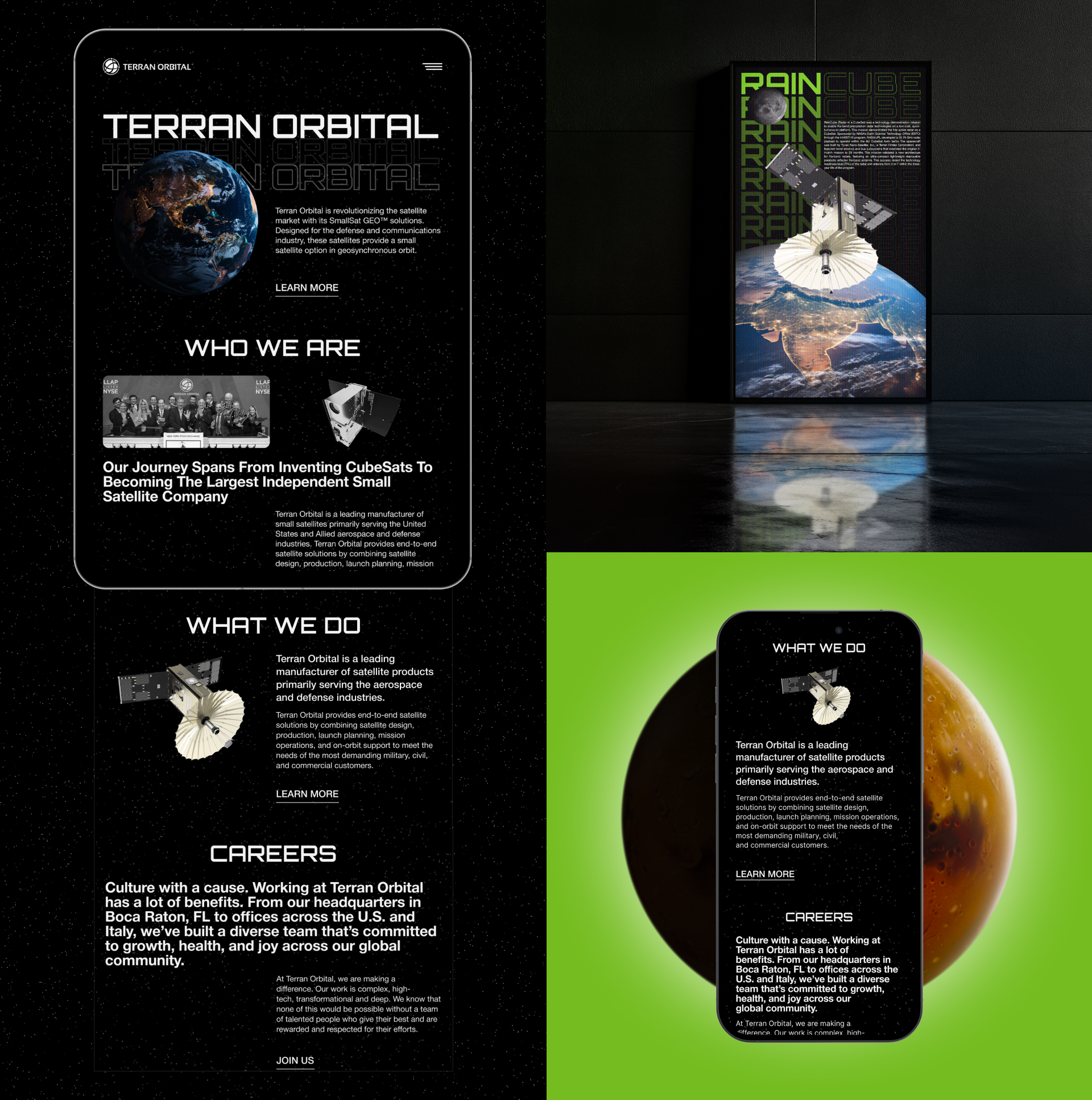 Terran Orbital / Corporate website / Redesign — Изображение №5 — Интерфейсы на Dprofile
