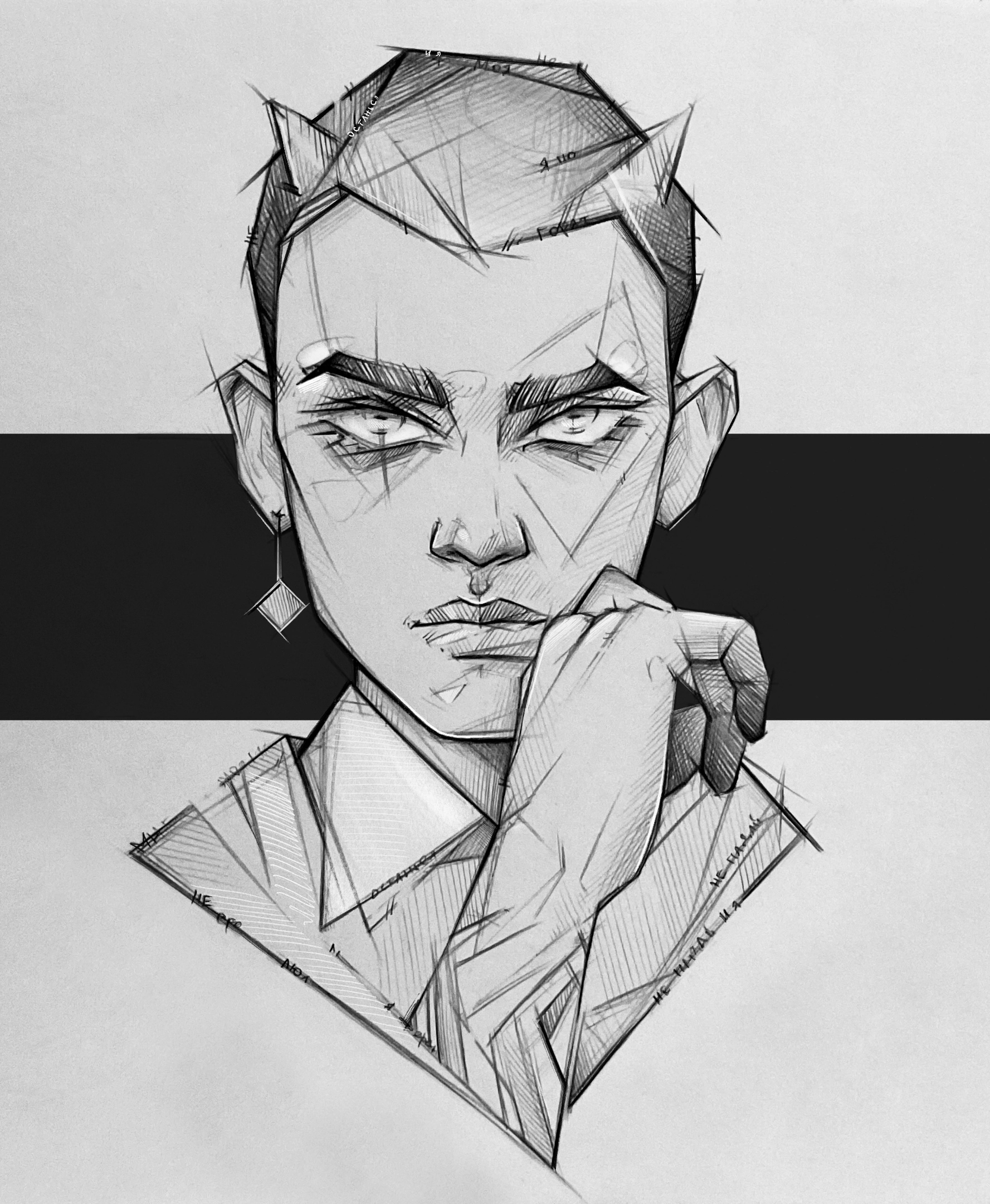 Портреты «Графика» — Изображение №10 — Иллюстрация на Dprofile