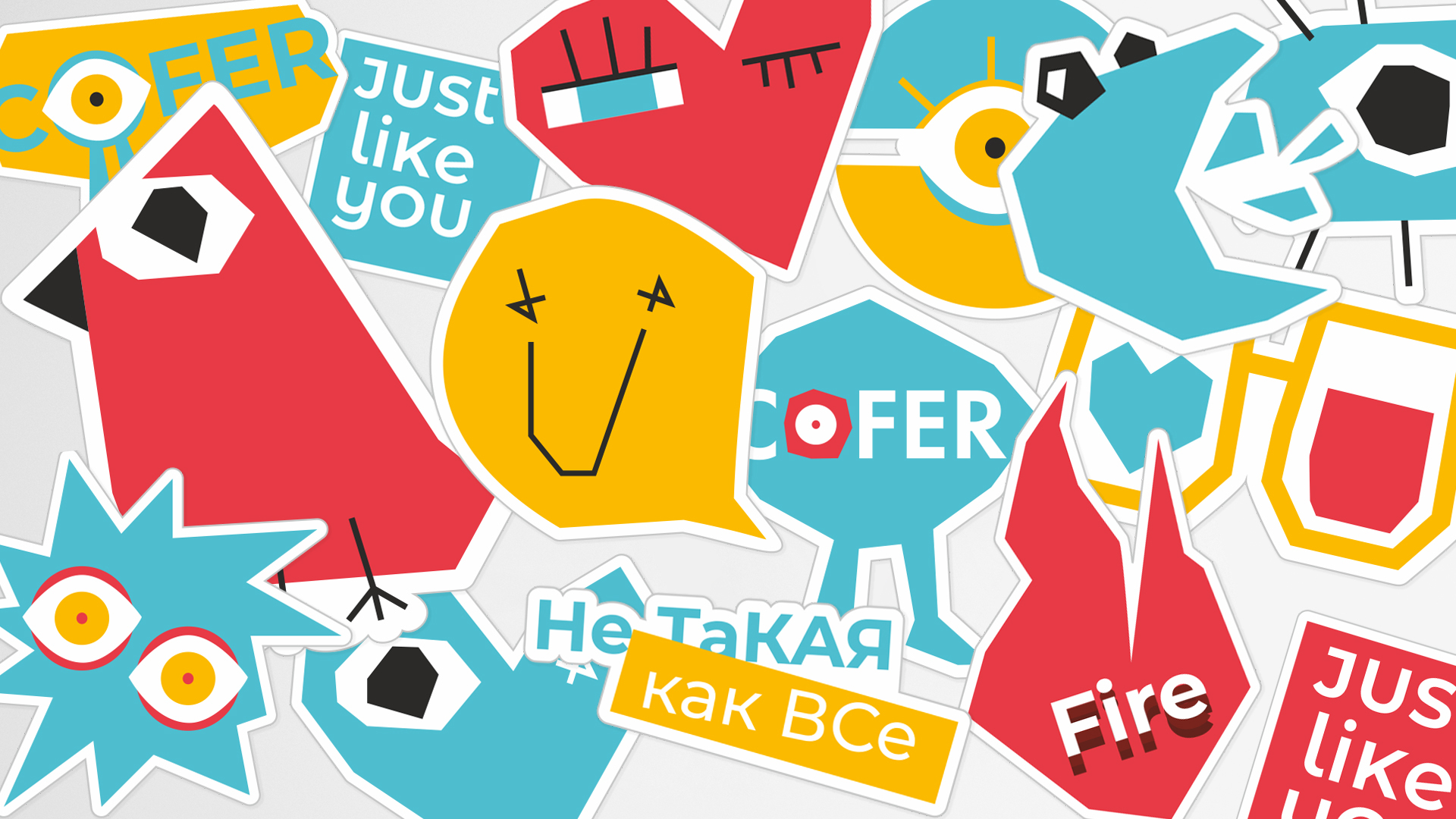 Стикеры «Just like you» на конкурс. — Изображение №1 — Иллюстрация, Графика на Dprofile