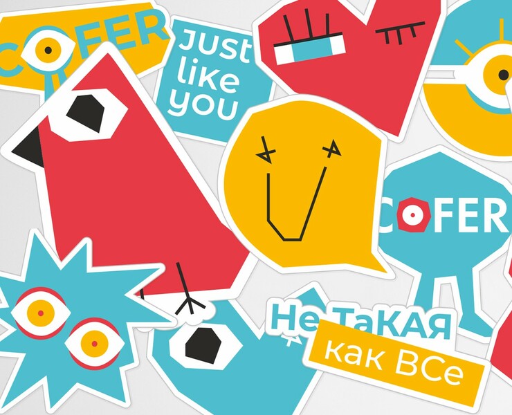 Стикеры «Just like you» на конкурс. — Иллюстрация, Графика на Dprofile