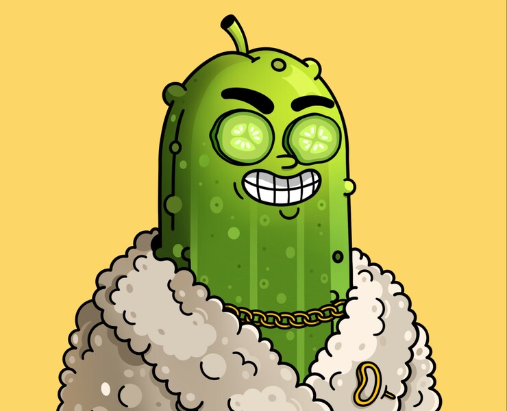 Коллекция NFT «Огурчик» — Иллюстрация на Dprofile
