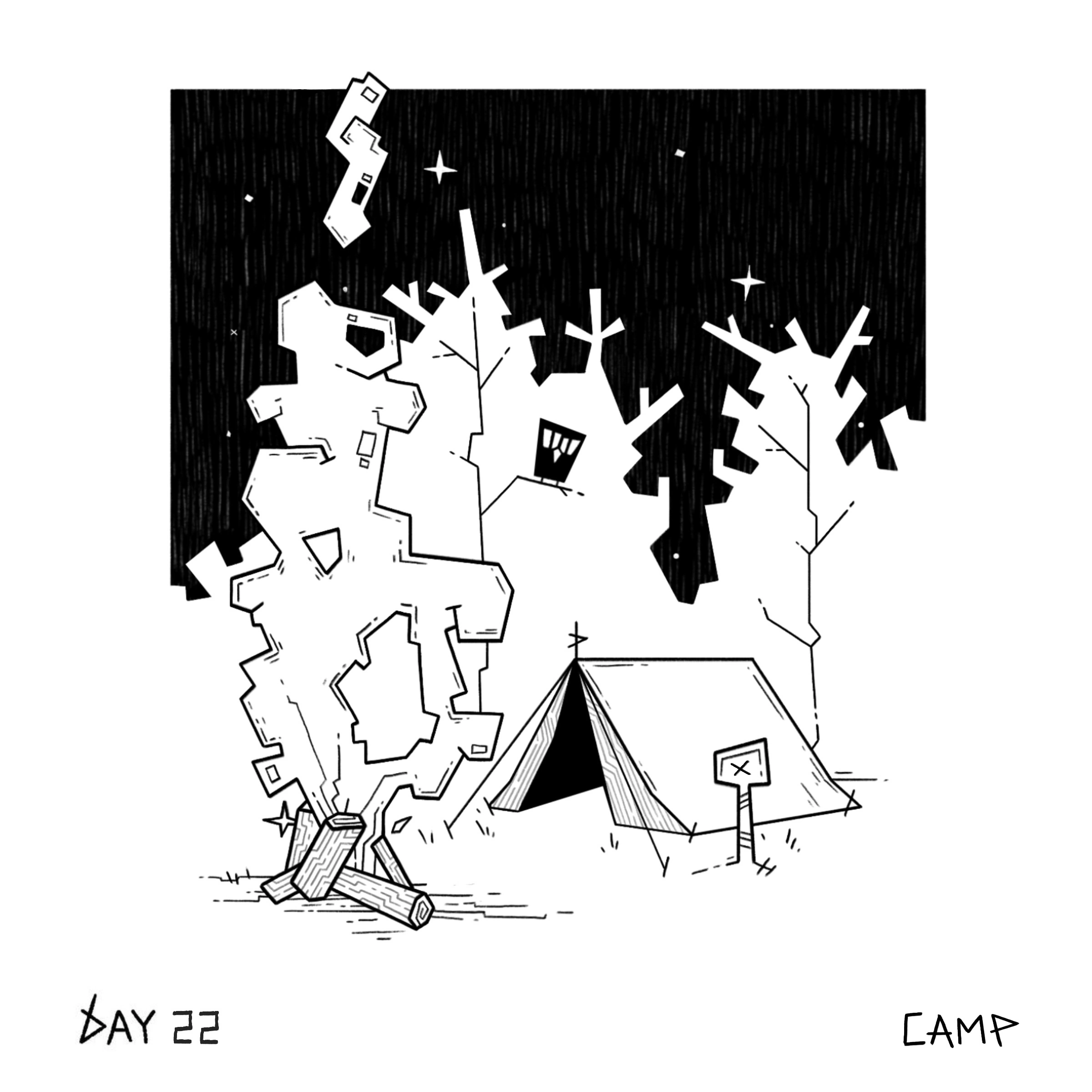 Inktober 2024 — Изображение №22 — Иллюстрация, Графика на Dprofile