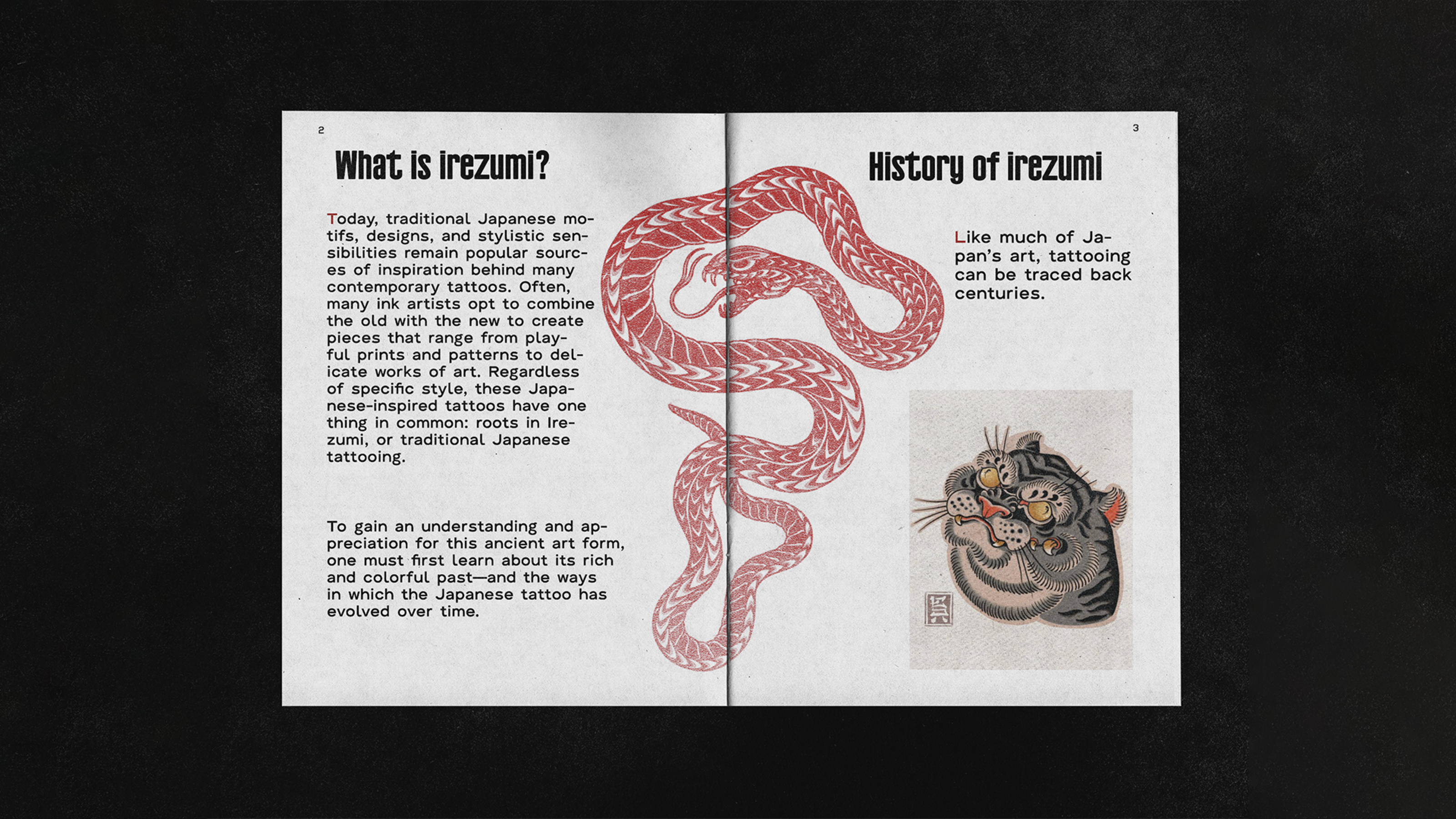 Журнал о японских традиционных татуировках — Изображение №4 — Интерфейсы, Графика на Dprofile