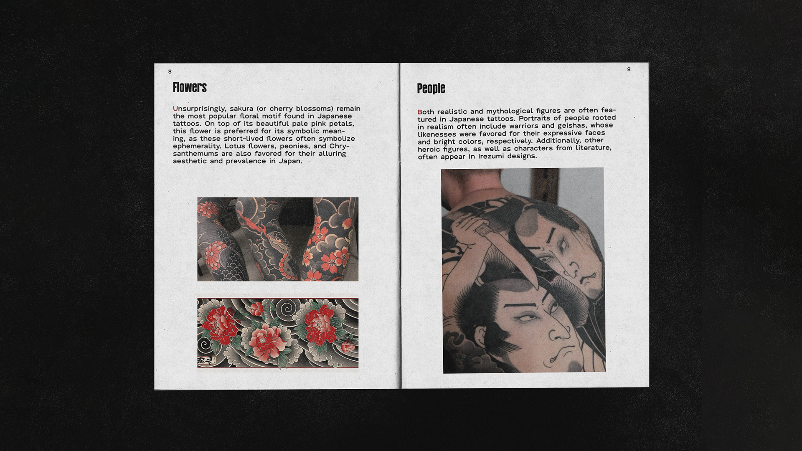 Журнал о японских традиционных татуировках — Изображение №8 — Интерфейсы, Графика на Dprofile