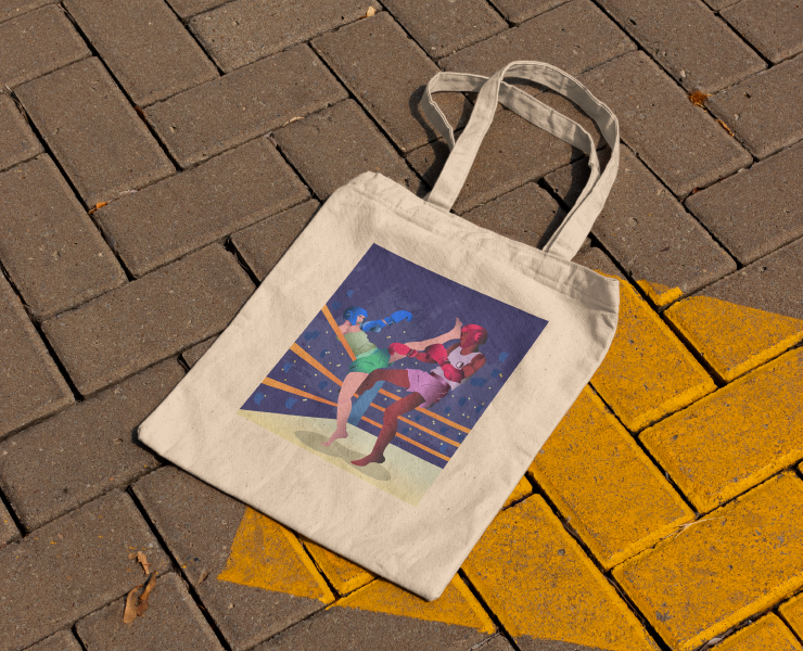 Иллюстрация муай тай — Брендинг, Иллюстрация на Dprofile