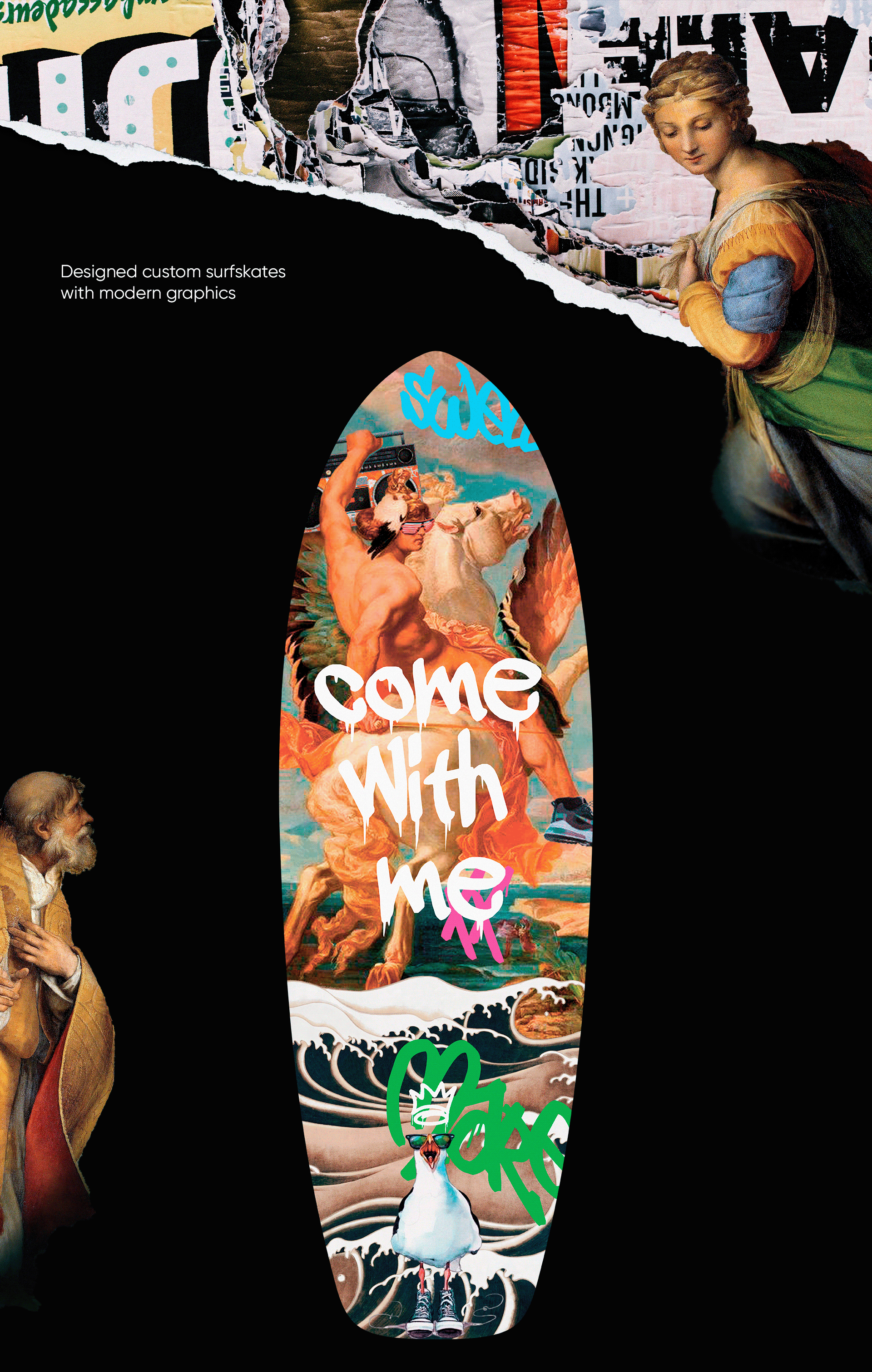 Custom Design for surfskate — Изображение №1 — Графика, Анимация на Dprofile